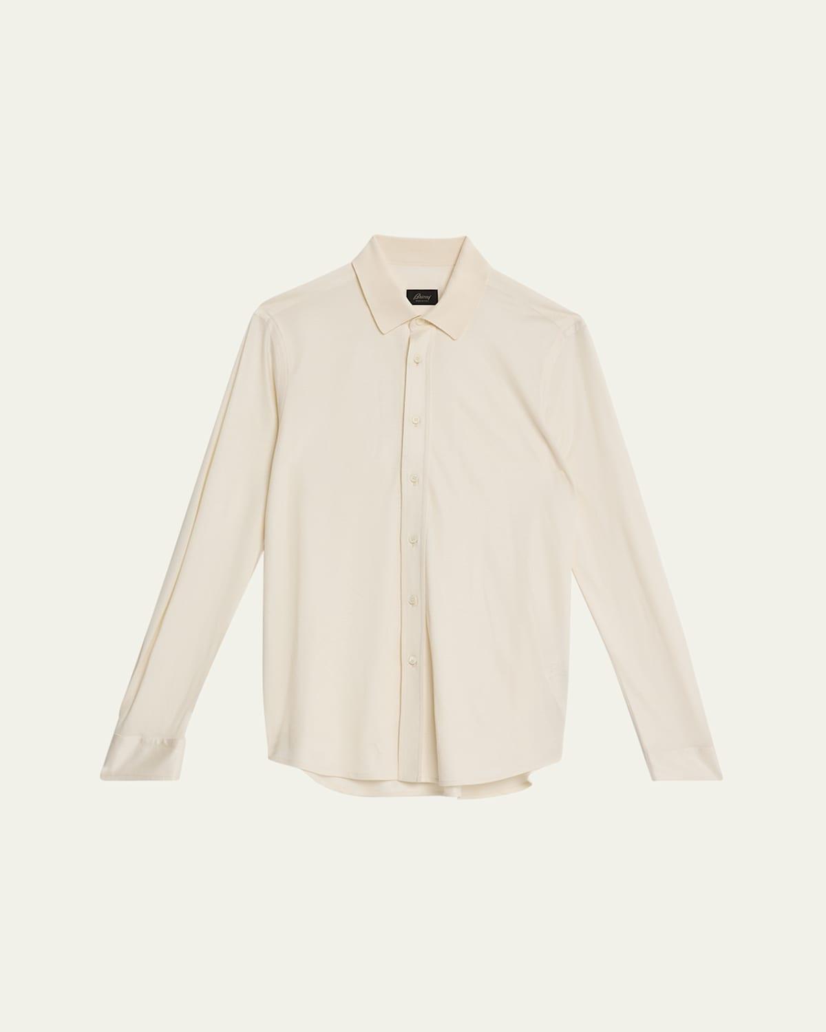 Mens Silk Pique Sport Shirt Product Image