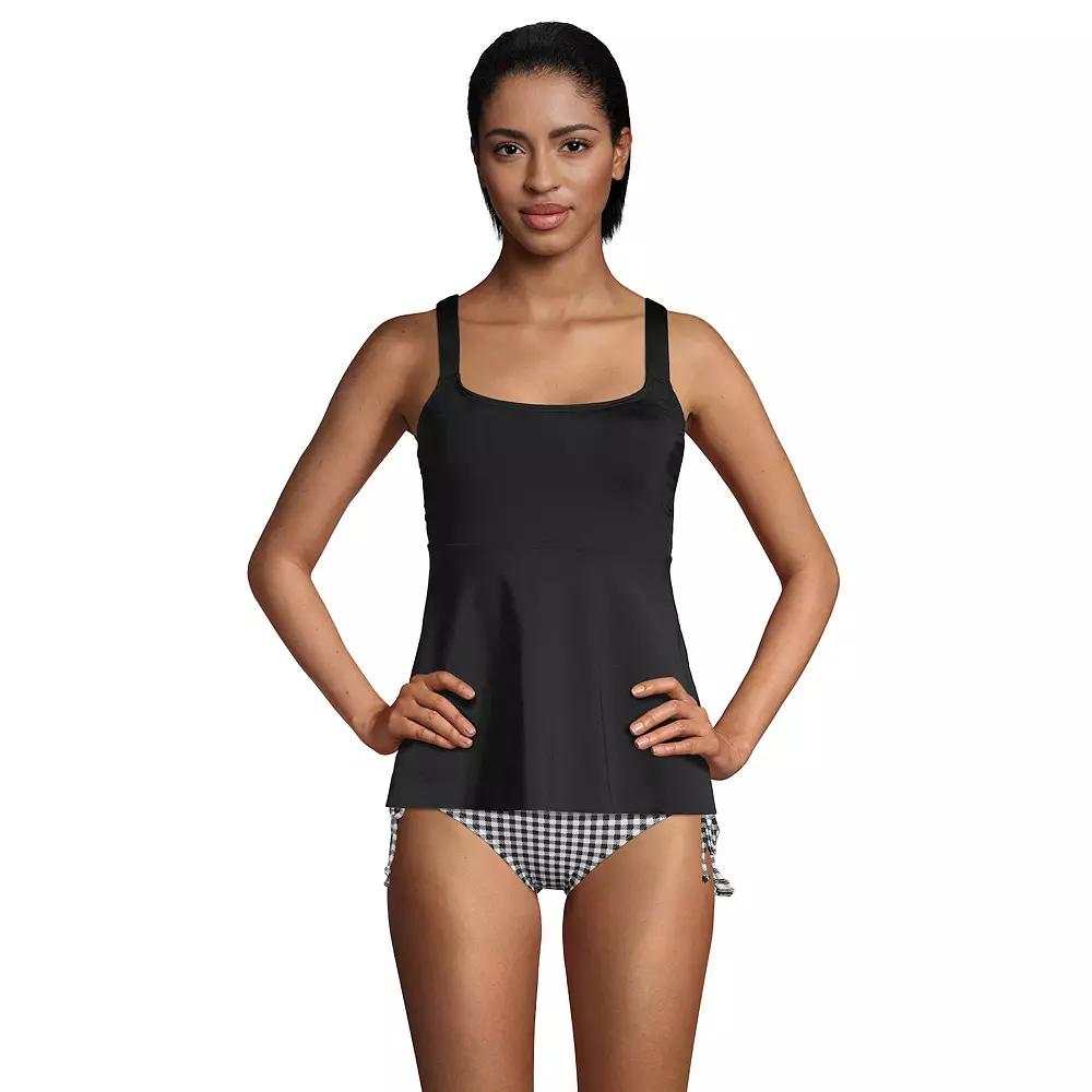 Women's Lands' End D-Cup Empire Waistband Tankini Swimsuit Top,  Product Image