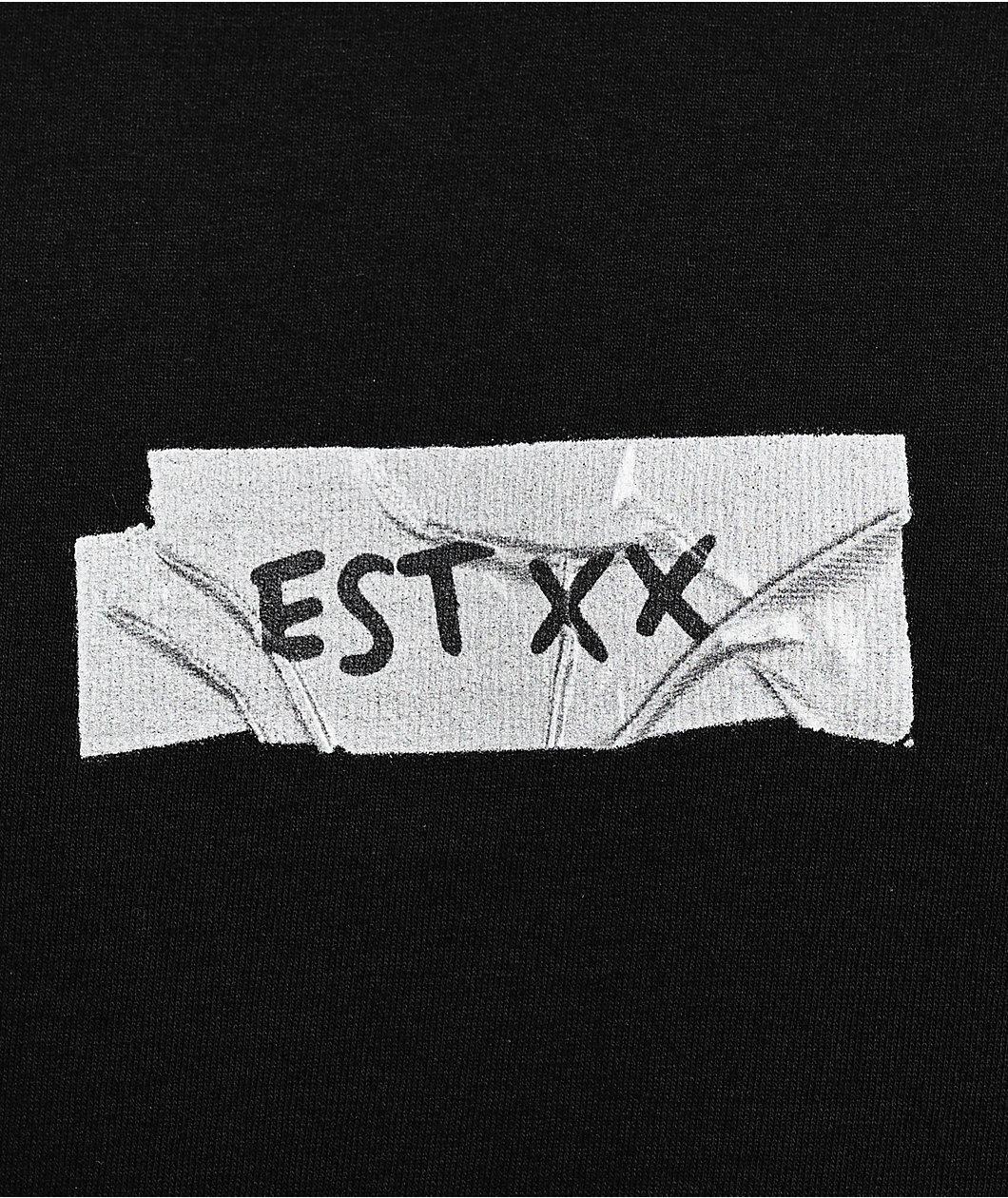 EST 19XX Stuct On You Black Long Sleeve T-Shirt Product Image