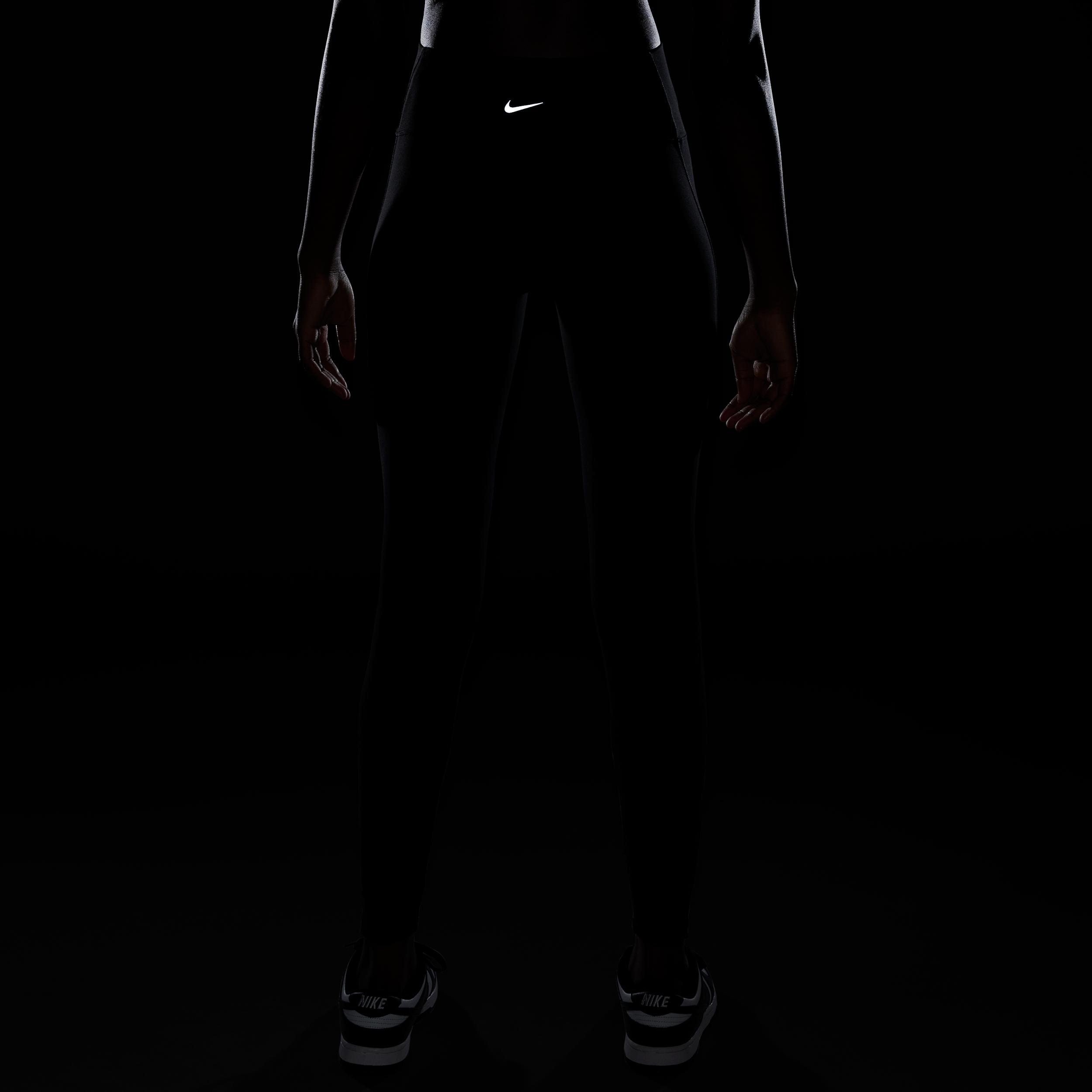 Nike Womens One Seamless Front High-Waisted Full-Length Leggings | HJ9195-010 Product Image