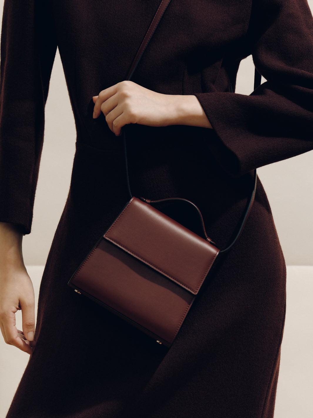 The Small Top Handle in Nappa Product Image