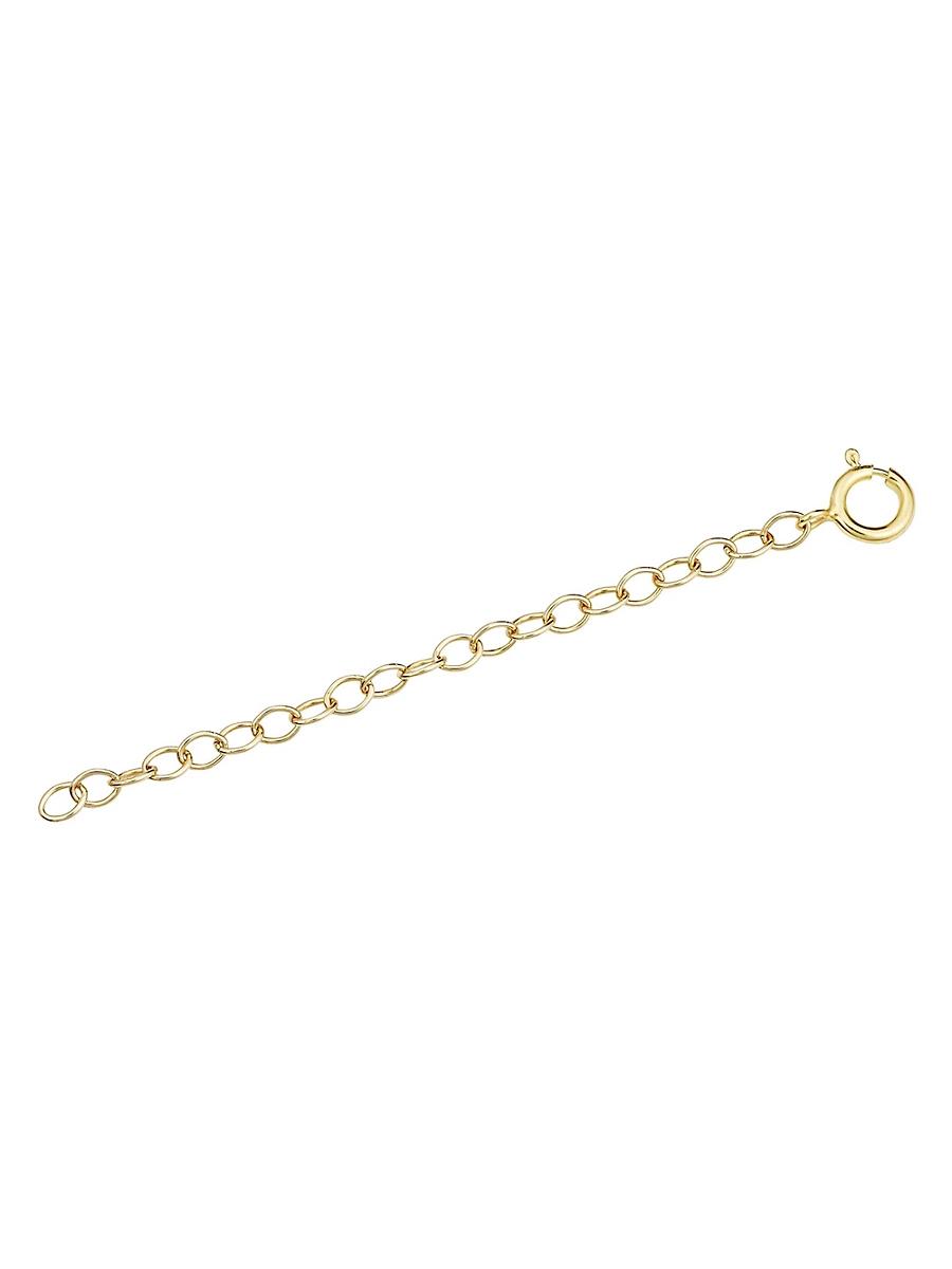 Womens 14K Yellow Solid Gold Lengthen It Chain Extender Product Image