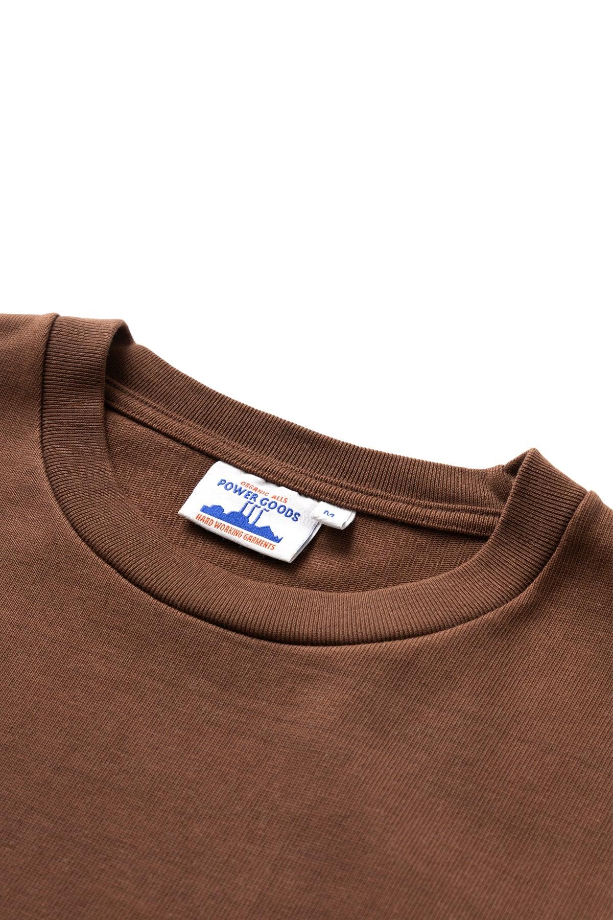 Power Goods - Super Weight T-Shirt - Brown Product Image
