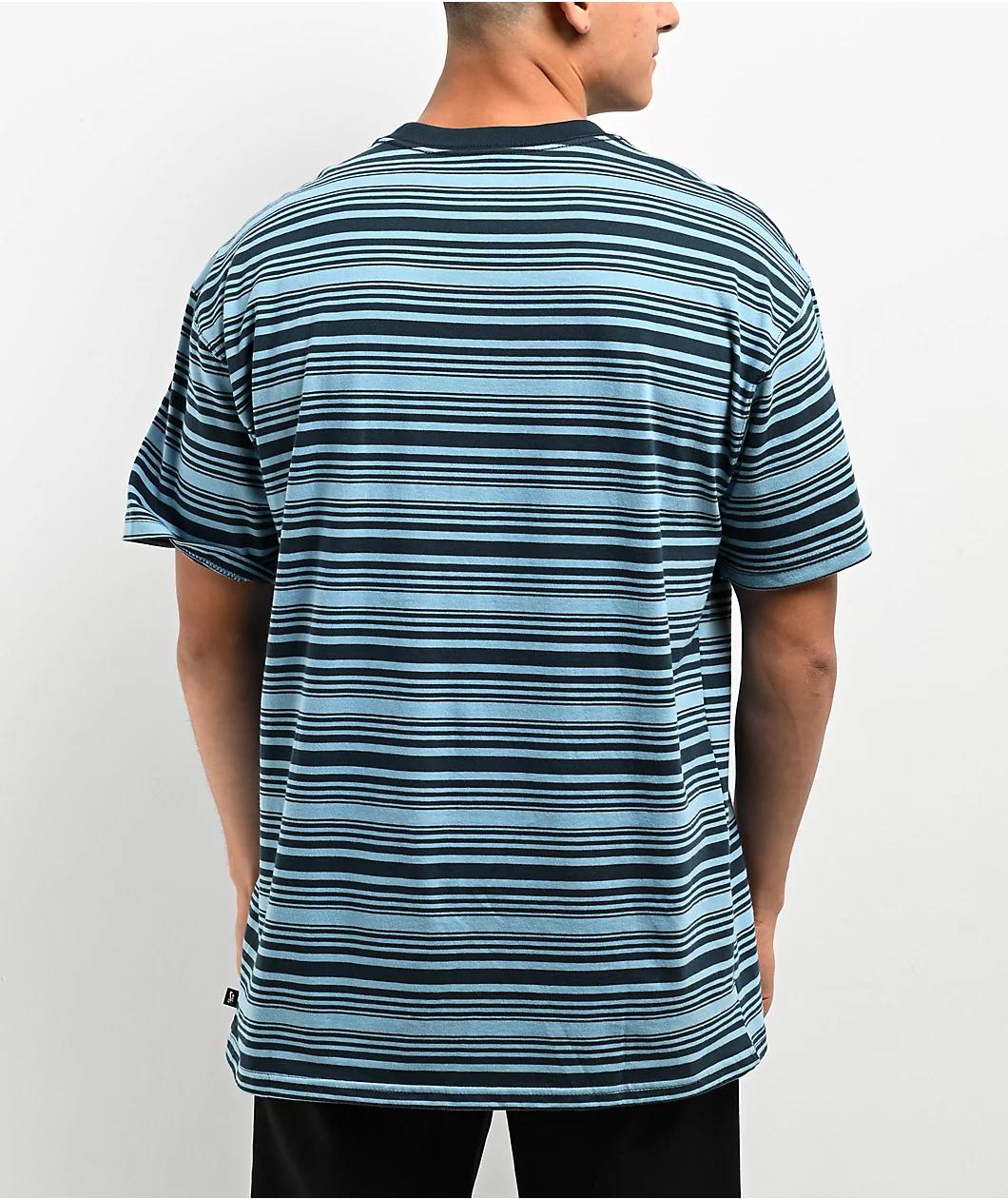 Nike SB Max90 Striped Blue T-Shirt Product Image