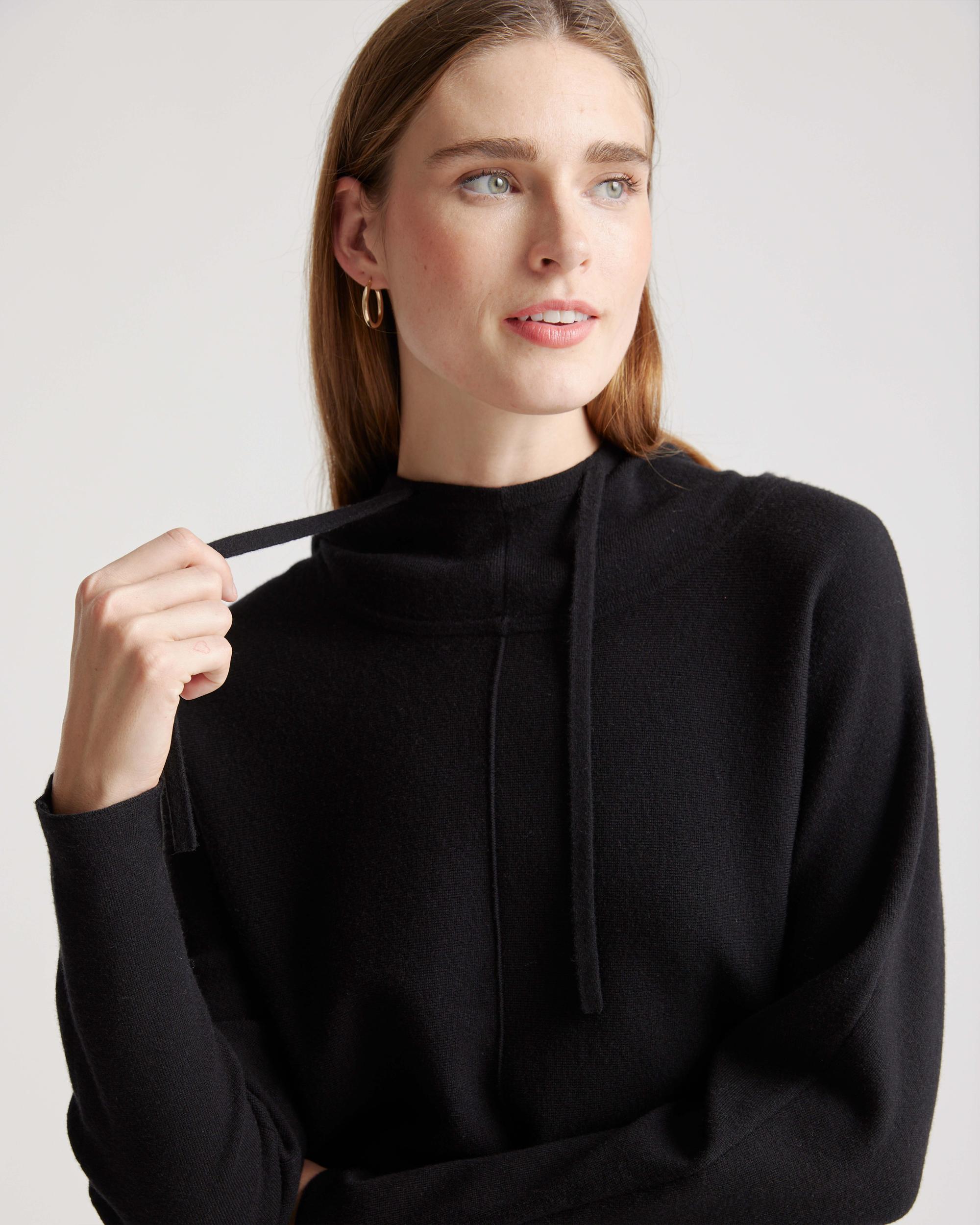 Quince | Women's Eco-Knit Milano Stitch Pullover Hoodie Viscose Product Image