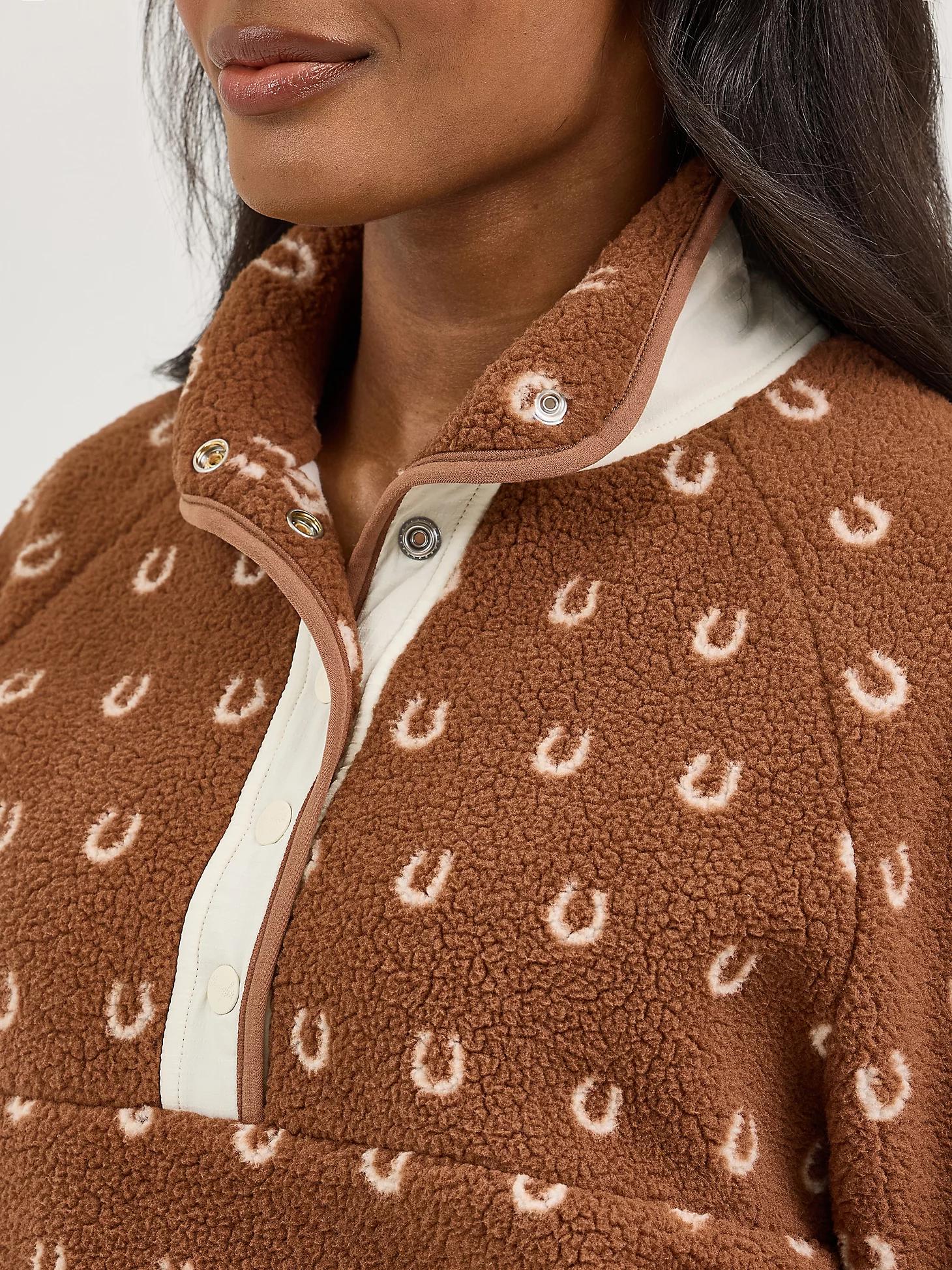 Women's Wrangler Retro® Half-Snap Sherpa Pullover Product Image