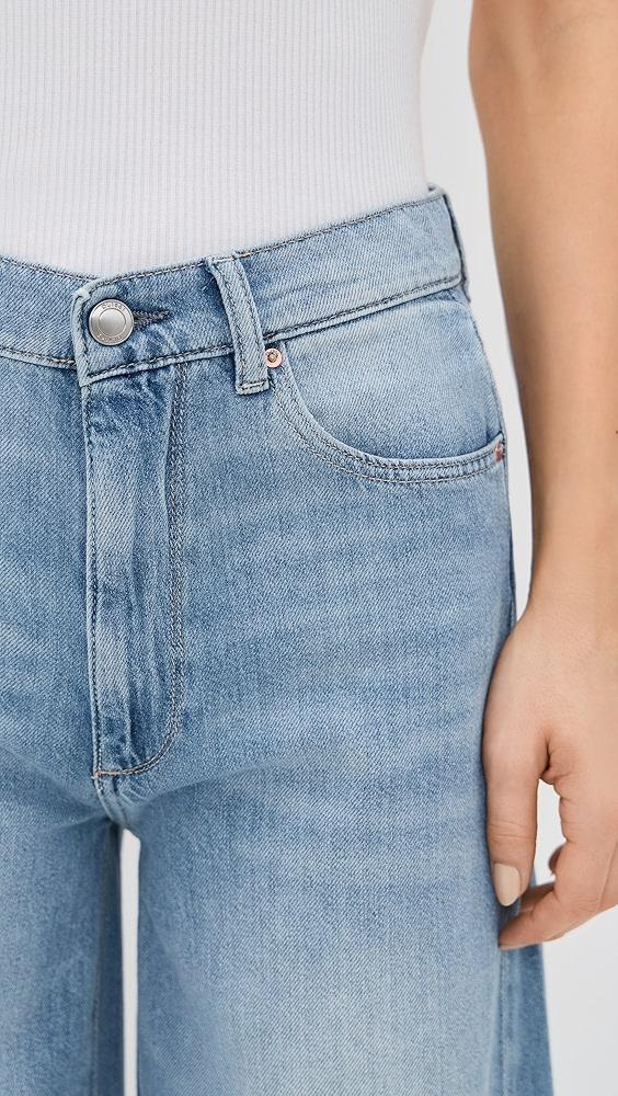 DL1961 DL Aura Hepburn Wide Leg High Rise Jeans | Shopbop Product Image