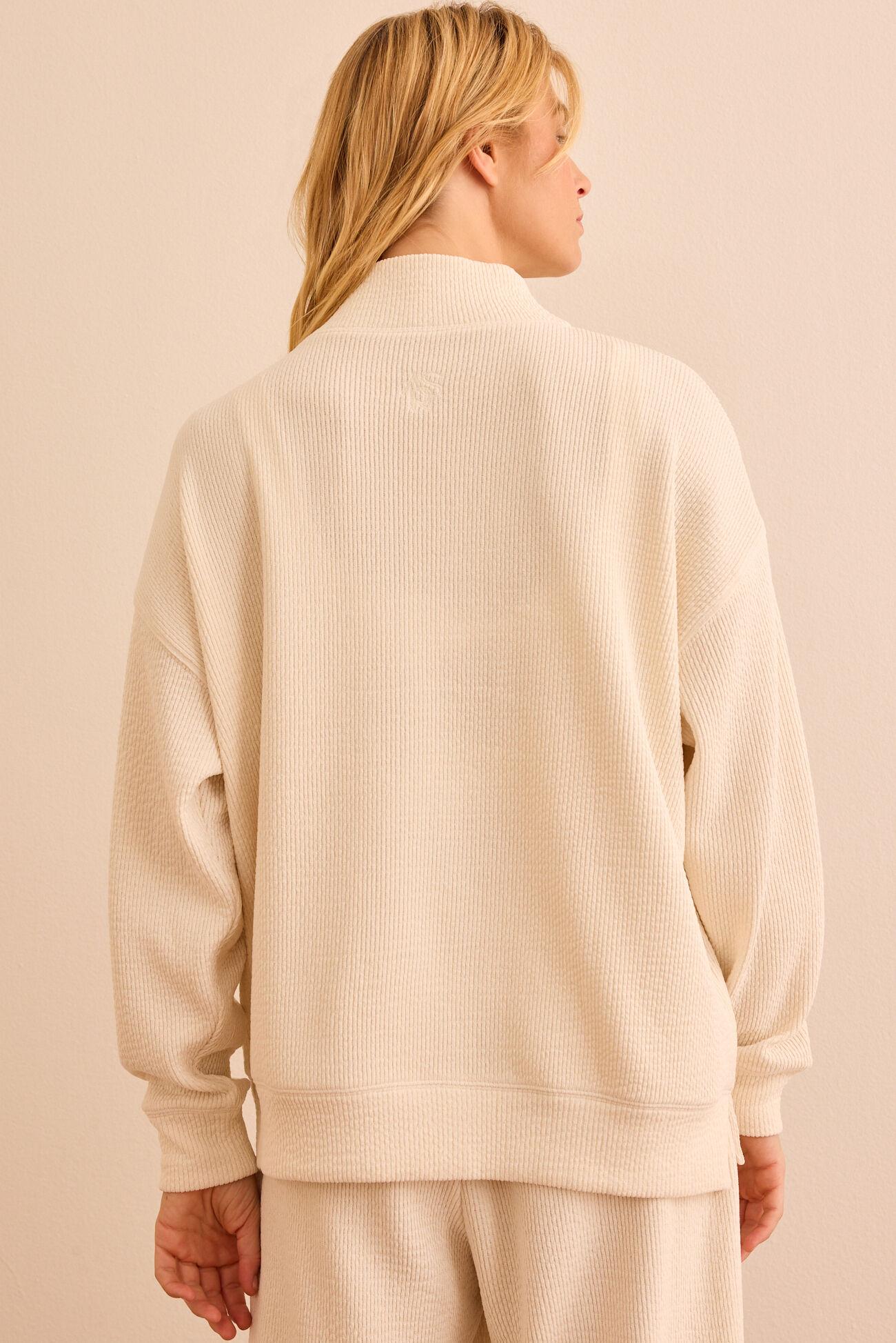 Balanced Ease Ribbed Mockneck Product Image