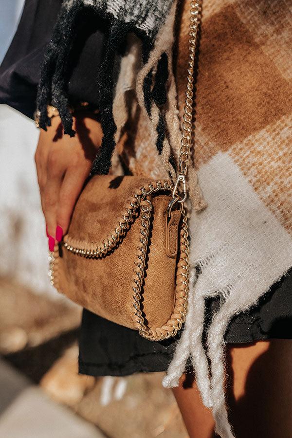 Nearly In Love Faux Suede Crossbody In Iced Mocha Product Image