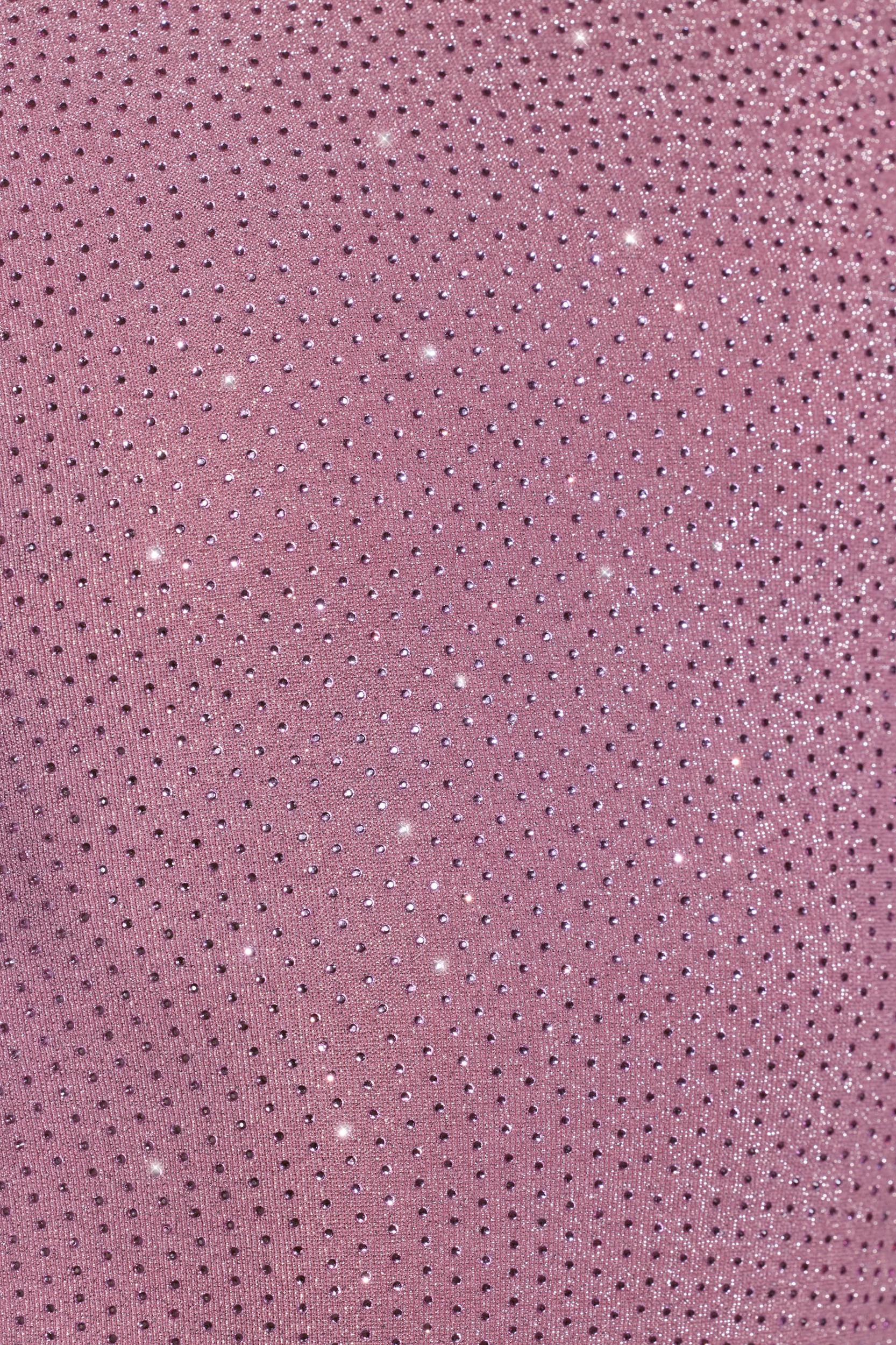 Embellished A-Line Mini Dress in Light Pink Product Image