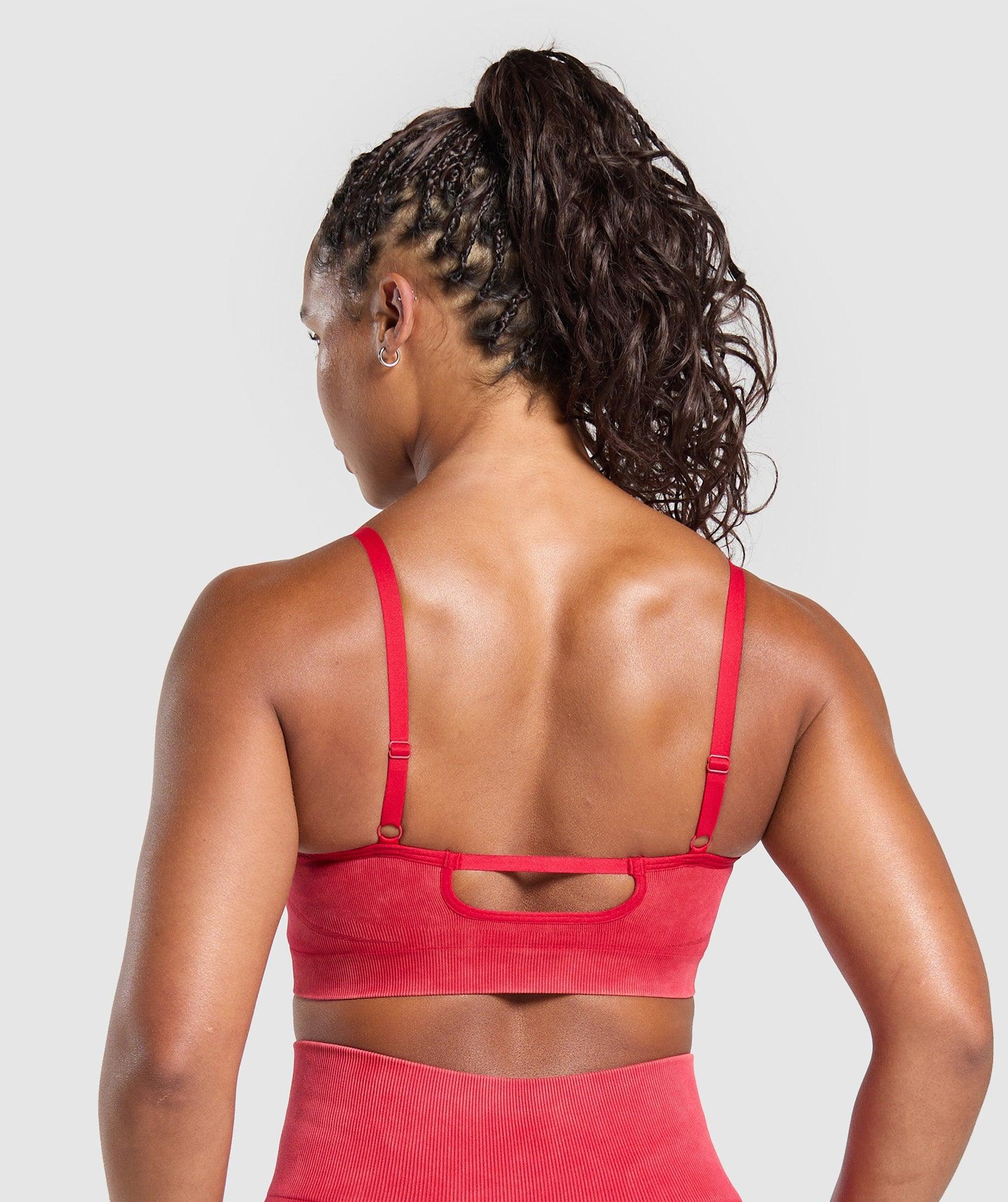 Gains Seamless Washed Sports Bra Product Image