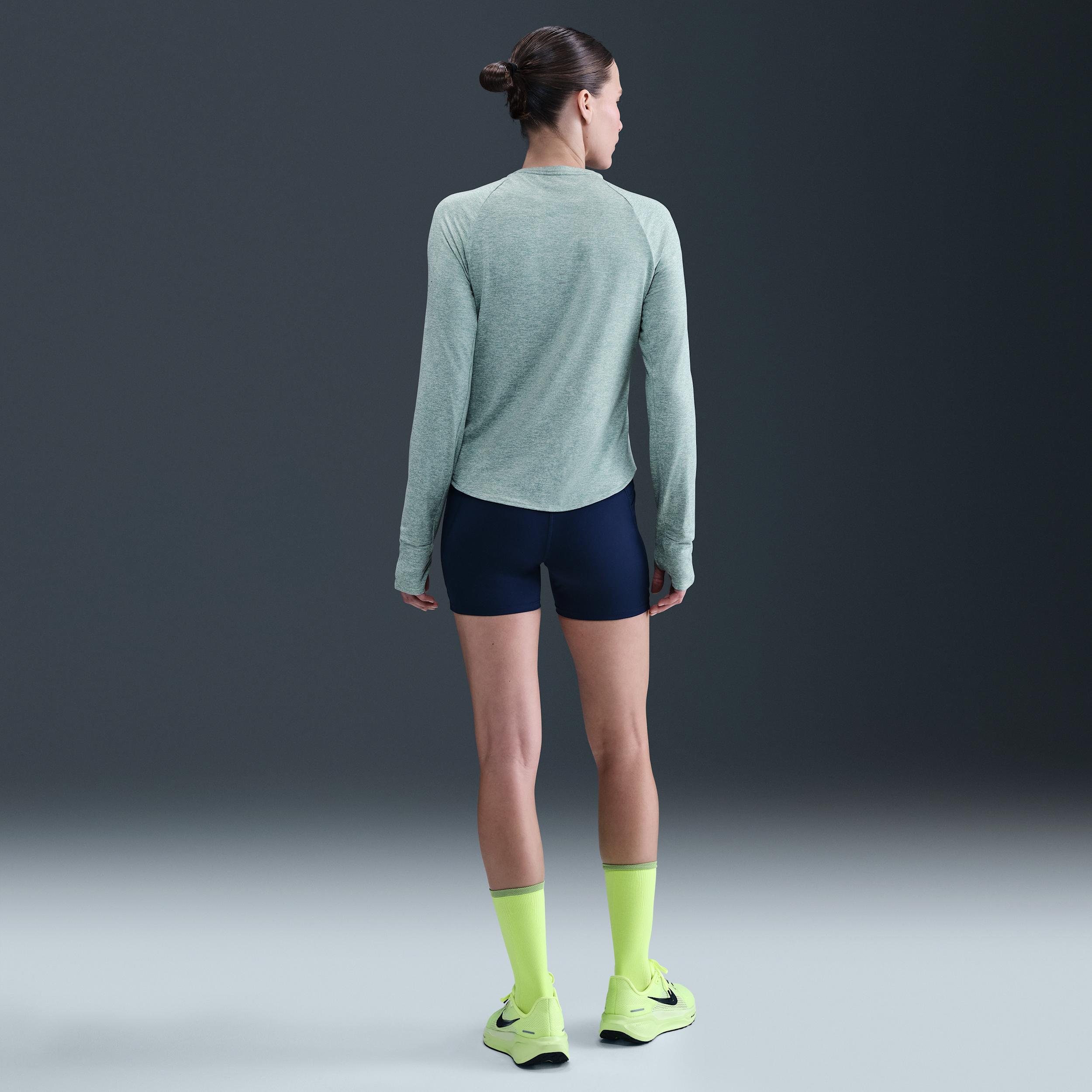 Nike Womens Swift Dri-FIT UV Long-Sleeve Crew-Neck Running Top | HQ0503-017 Product Image