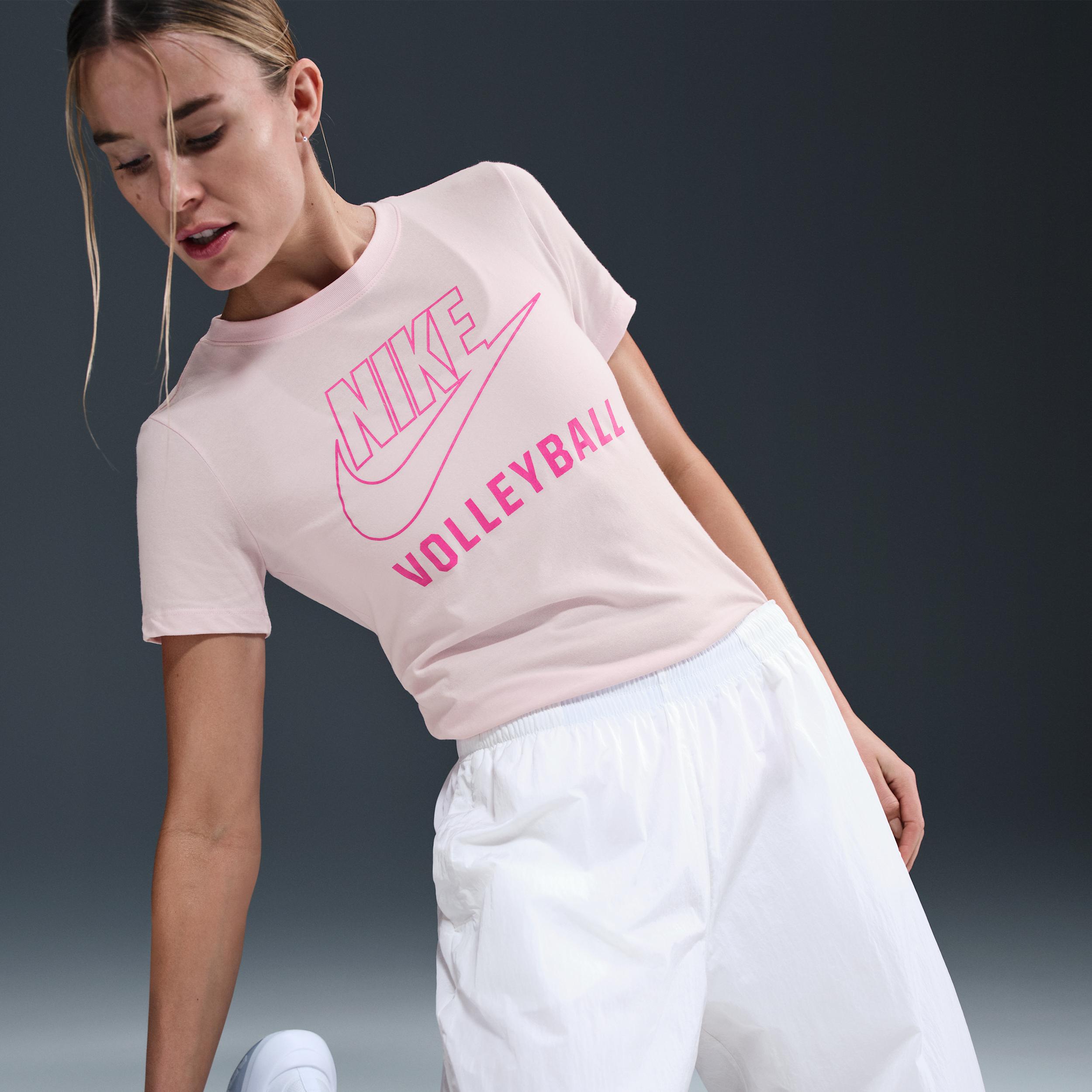 Nike Womens Swoosh Volleyball T-Shirt | APS462-600 Product Image