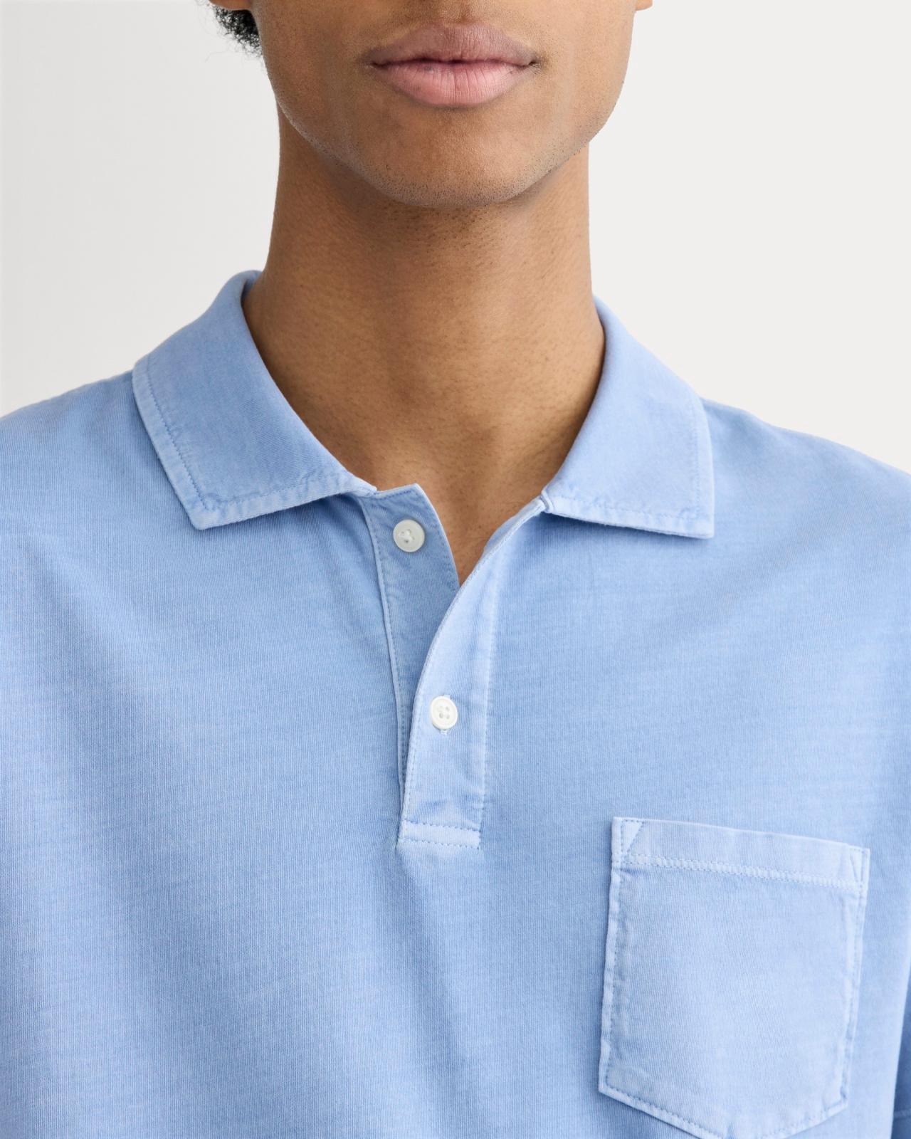 The Essential Organic Garment-Dyed Polo Product Image