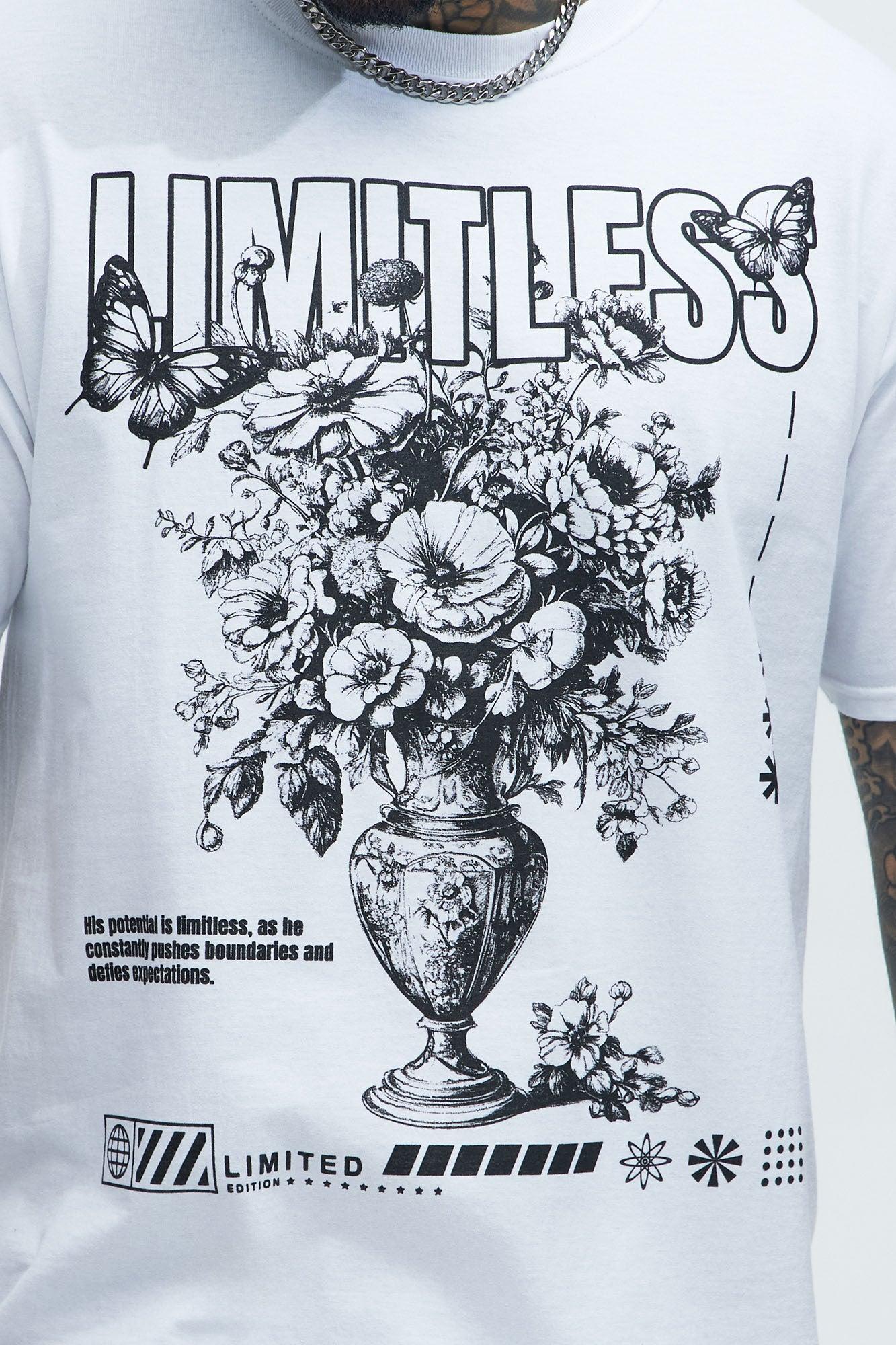 Limitless Class Short Sleeve Tee - White Product Image