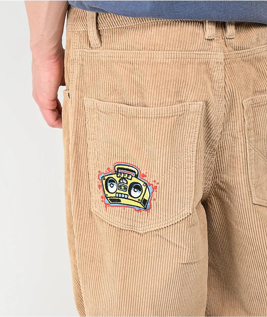 Empyre Boom Box Khaki Corduroy Skate Pants Product Image