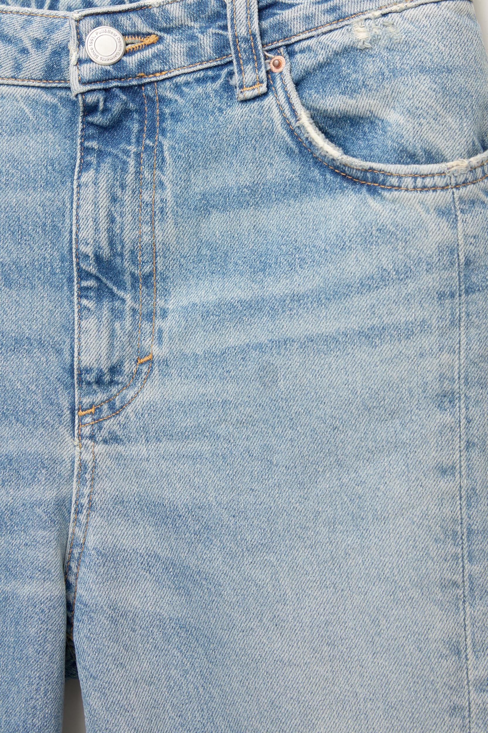 Mid-waist barrel jeans Product Image