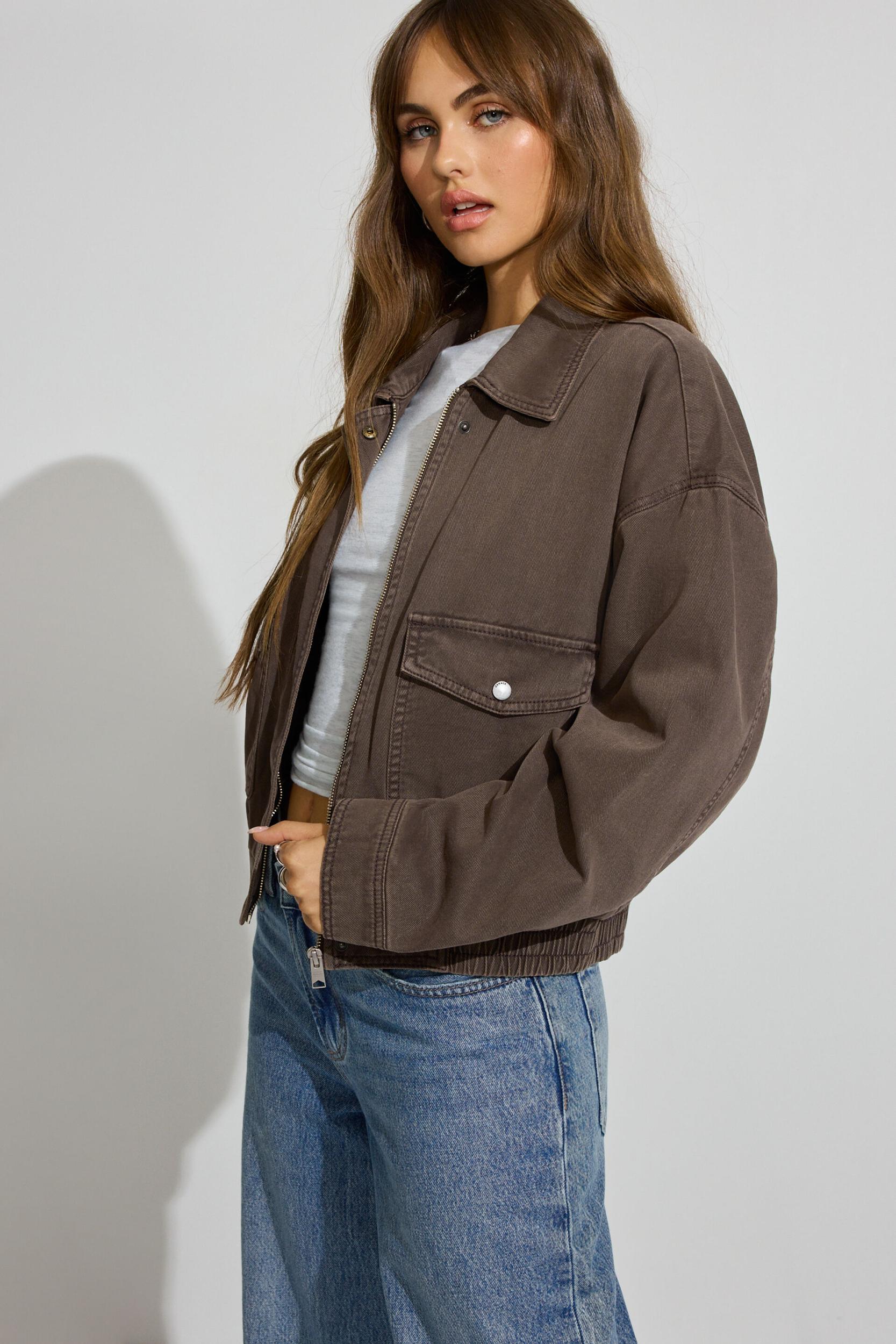 Twill Bomber Jacket Product Image