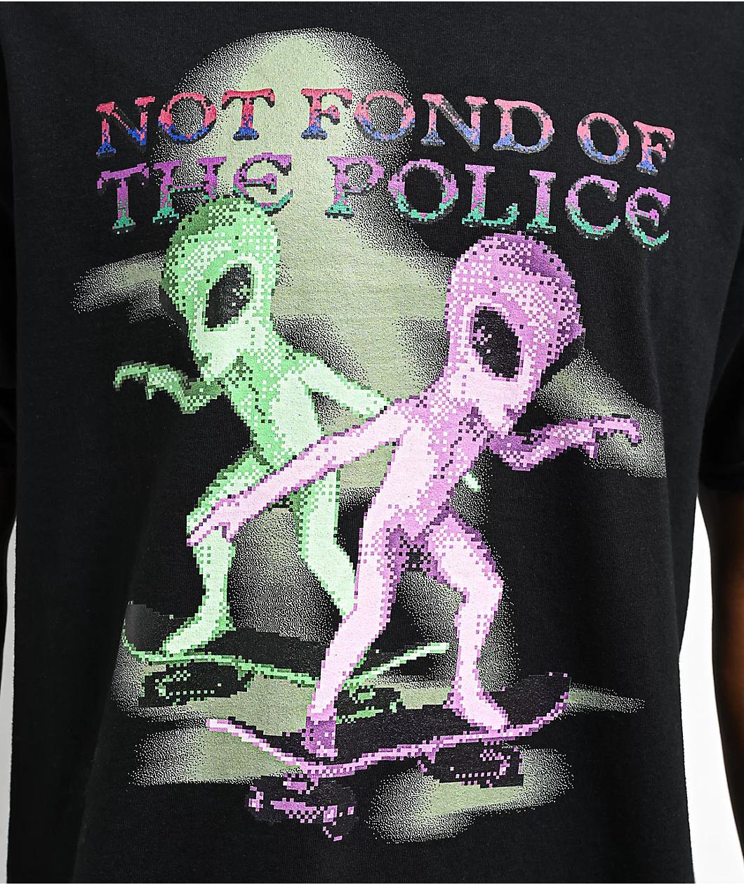 Dogecore Not Fond Black T-Shirt Product Image