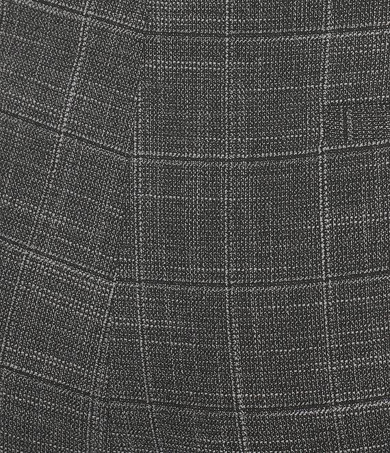 Investments Plus Size Static Grid 5TH AVE fit Straight Leg Tummy Control Pants Product Image