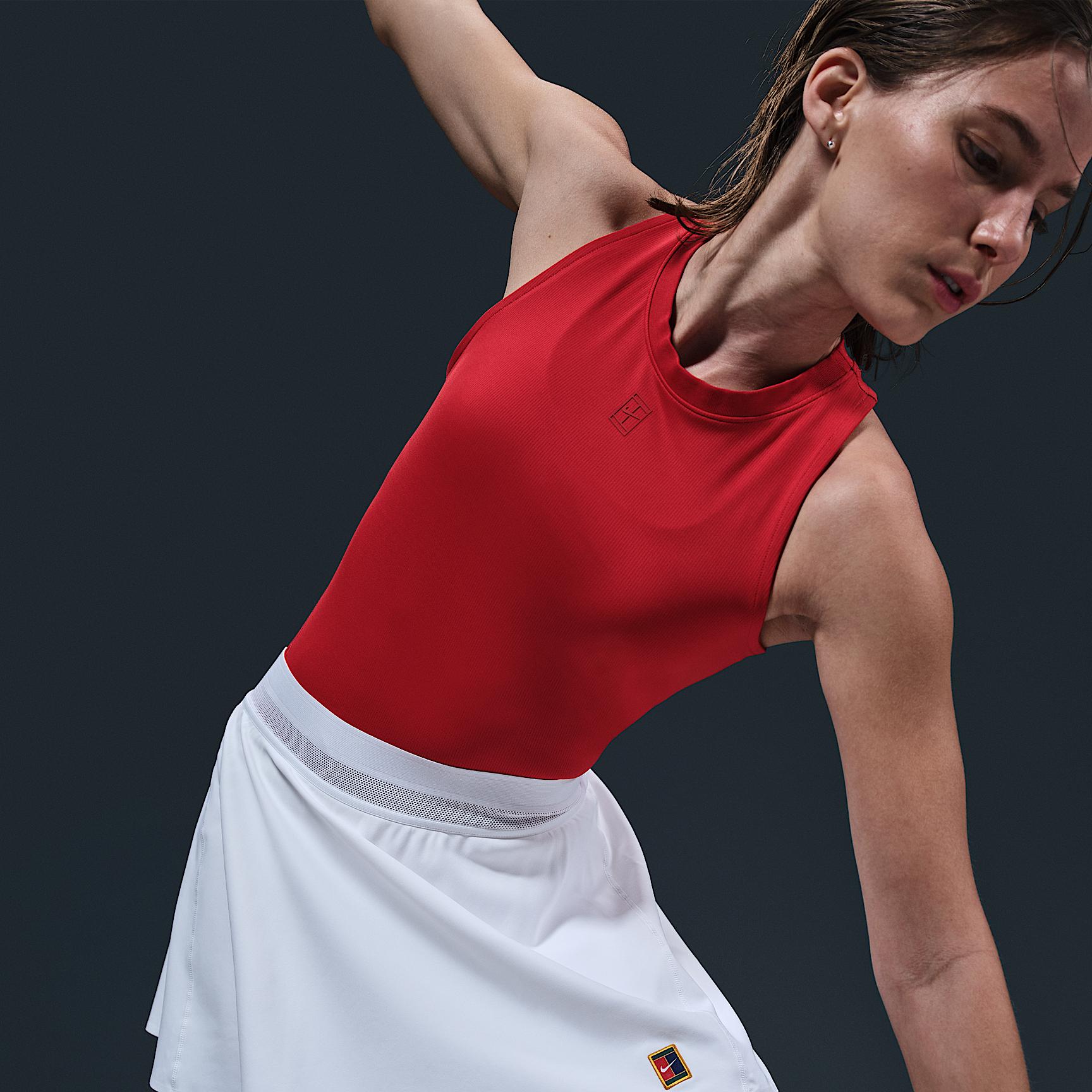 Nike Womens Court Slam Ace Dri-FIT Tennis Skirt | FZ6777-100 Product Image