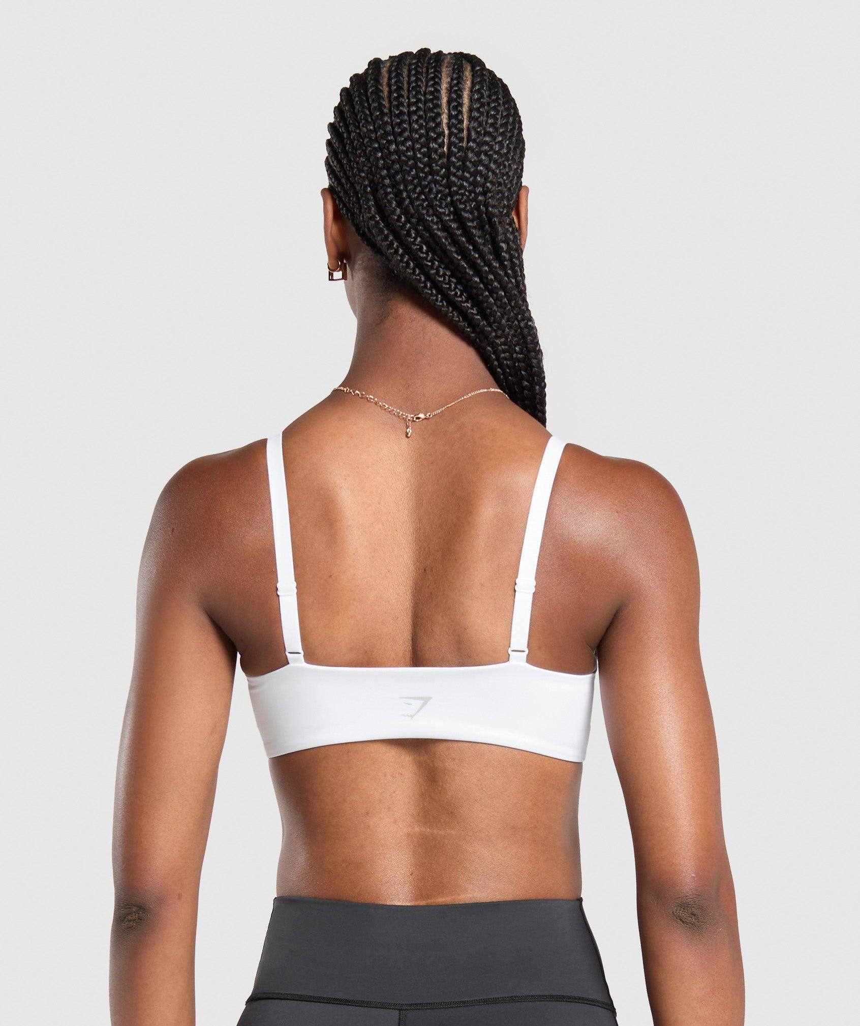 Gymshark Twist Front Bralette - White Female Product Image