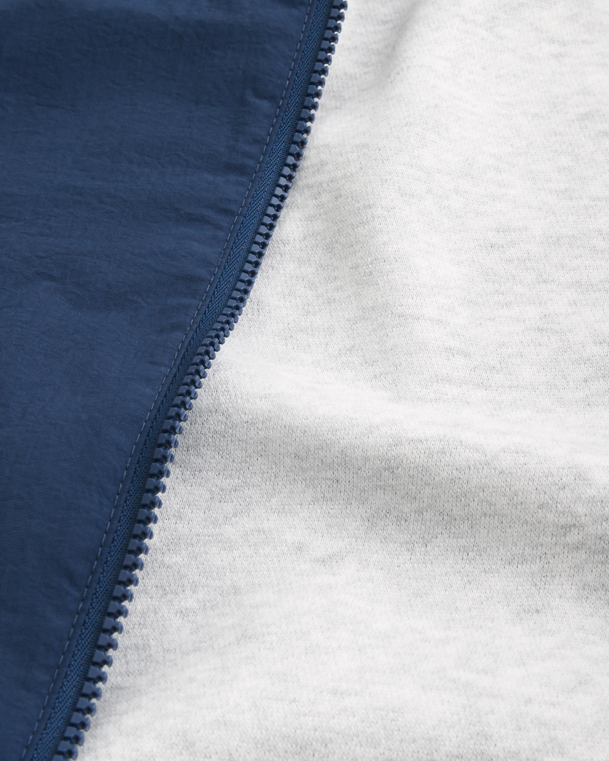 Fleece-Lined Santa Monica Graphic Windbreaker Jacket Product Image