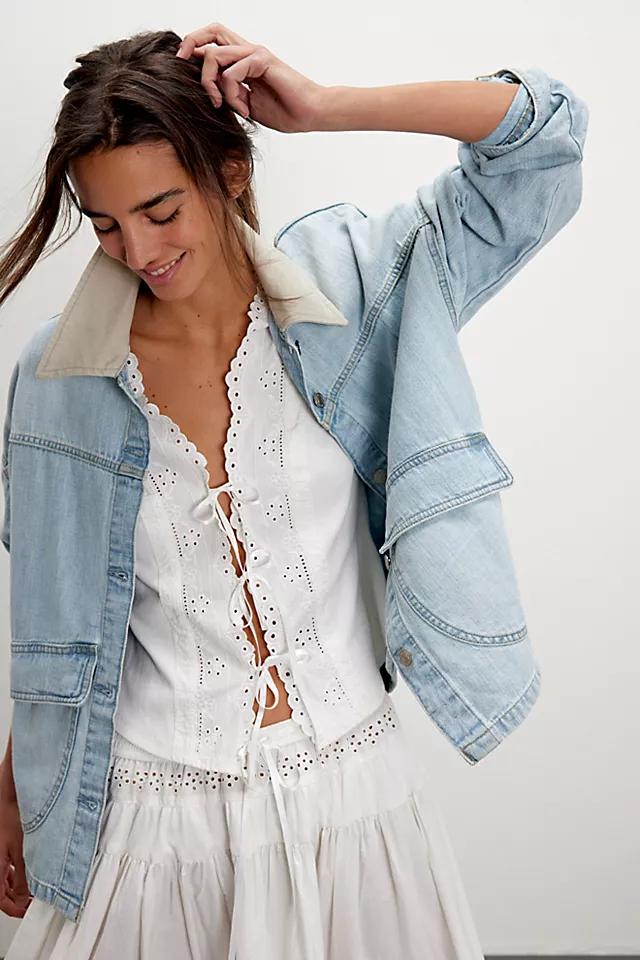 We The Free Lemon Denim Jacket Product Image