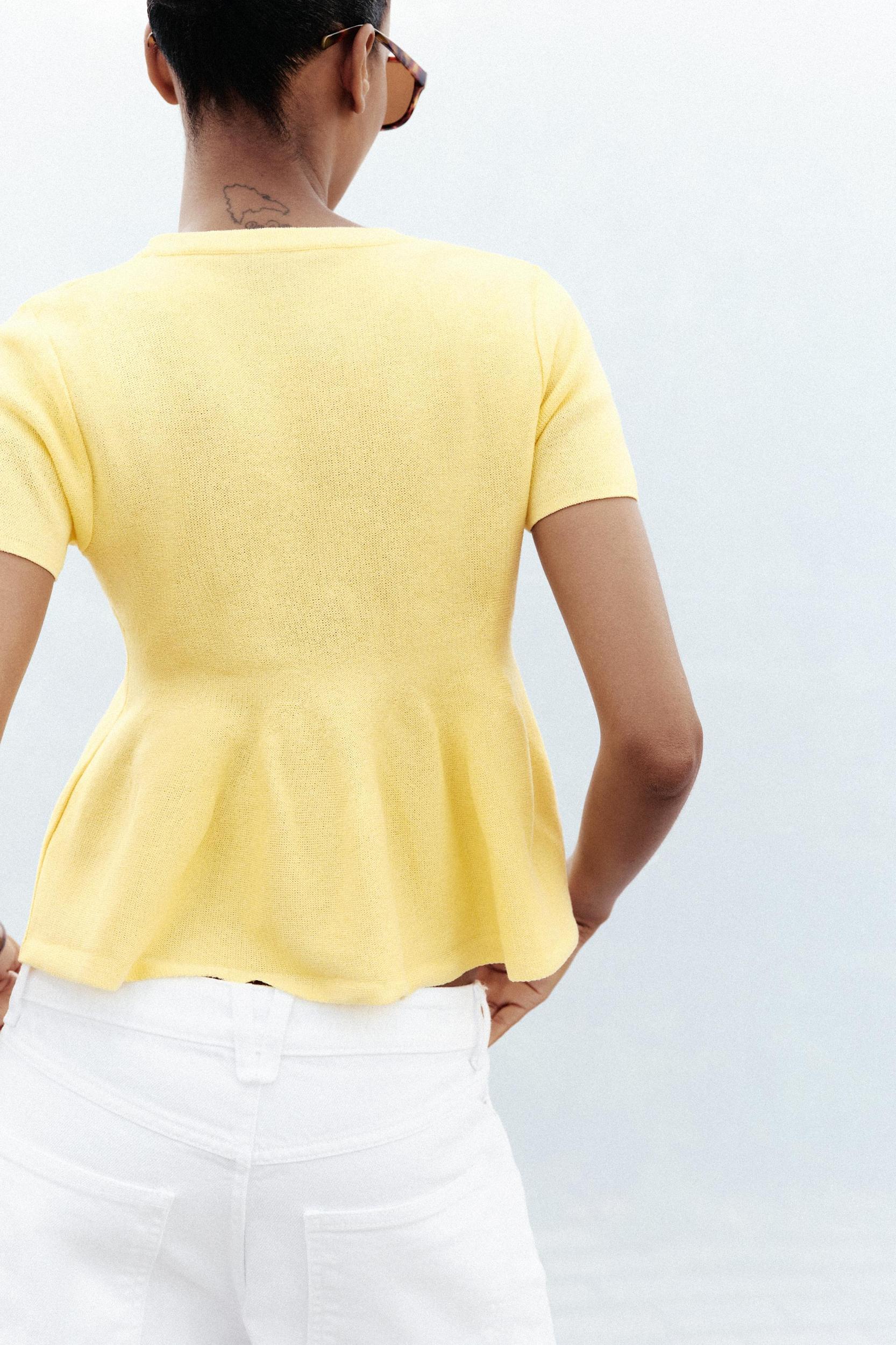 PEPLUM CARDIGAN Product Image