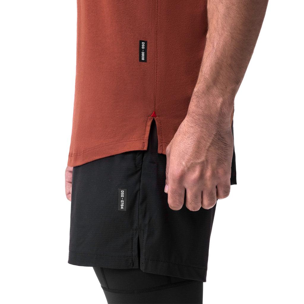 0808. Supima® Vented Tank - Rust Product Image