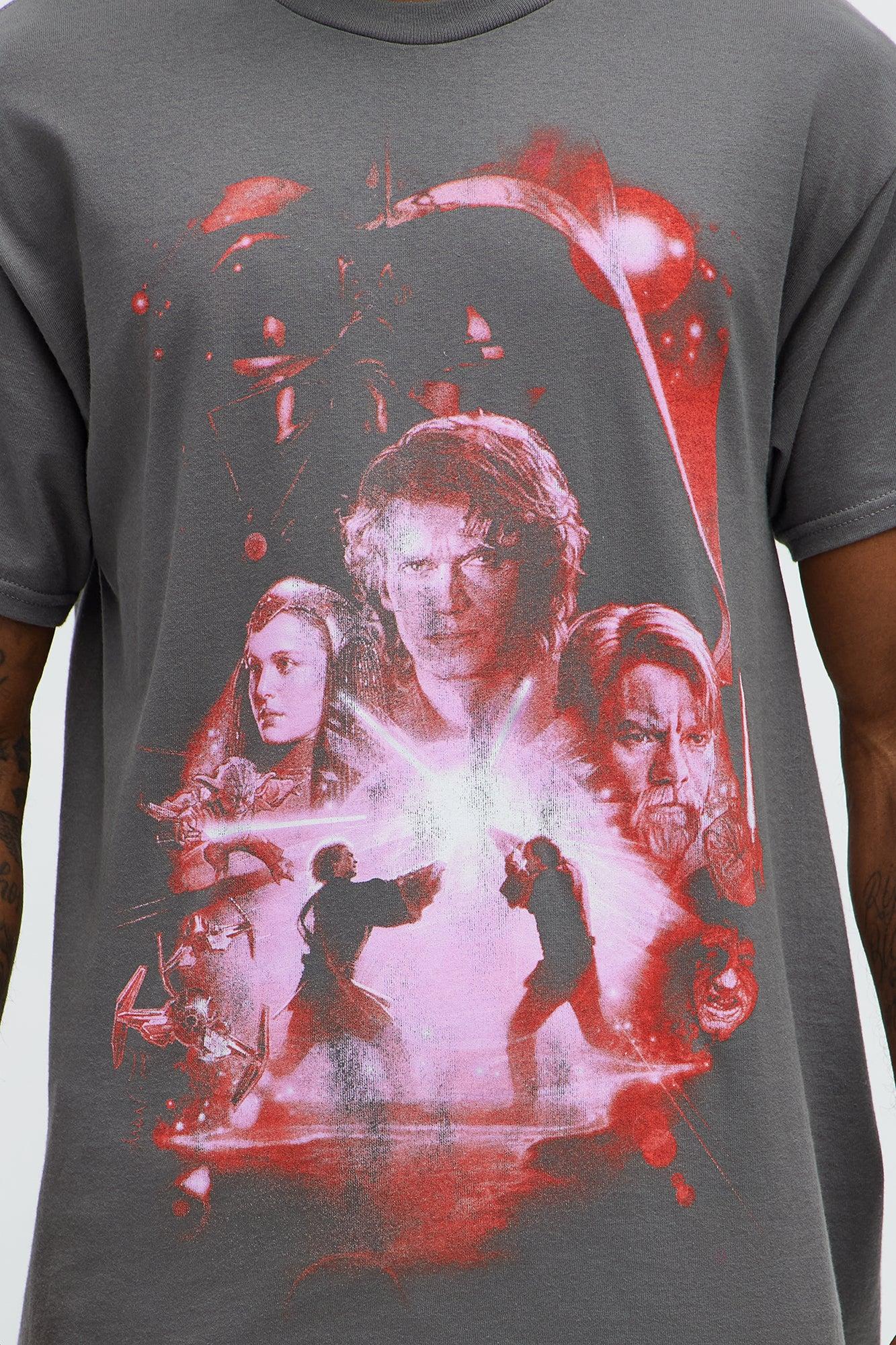 Star Wars Episode 3 Short Sleeve Tee - Charcoal Male Product Image