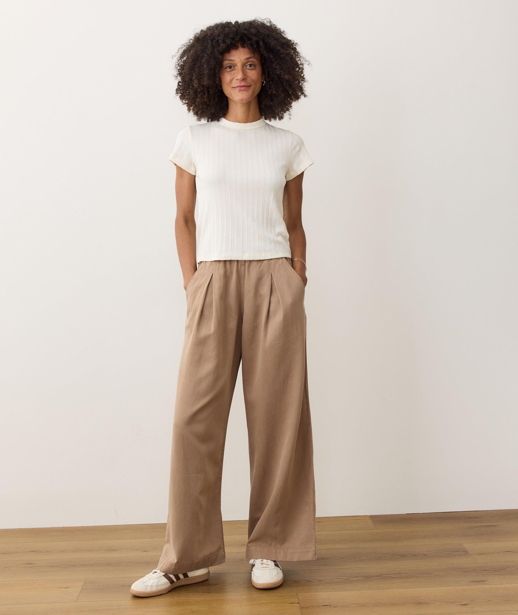 Allison Pleated Wide Leg Trouser Product Image