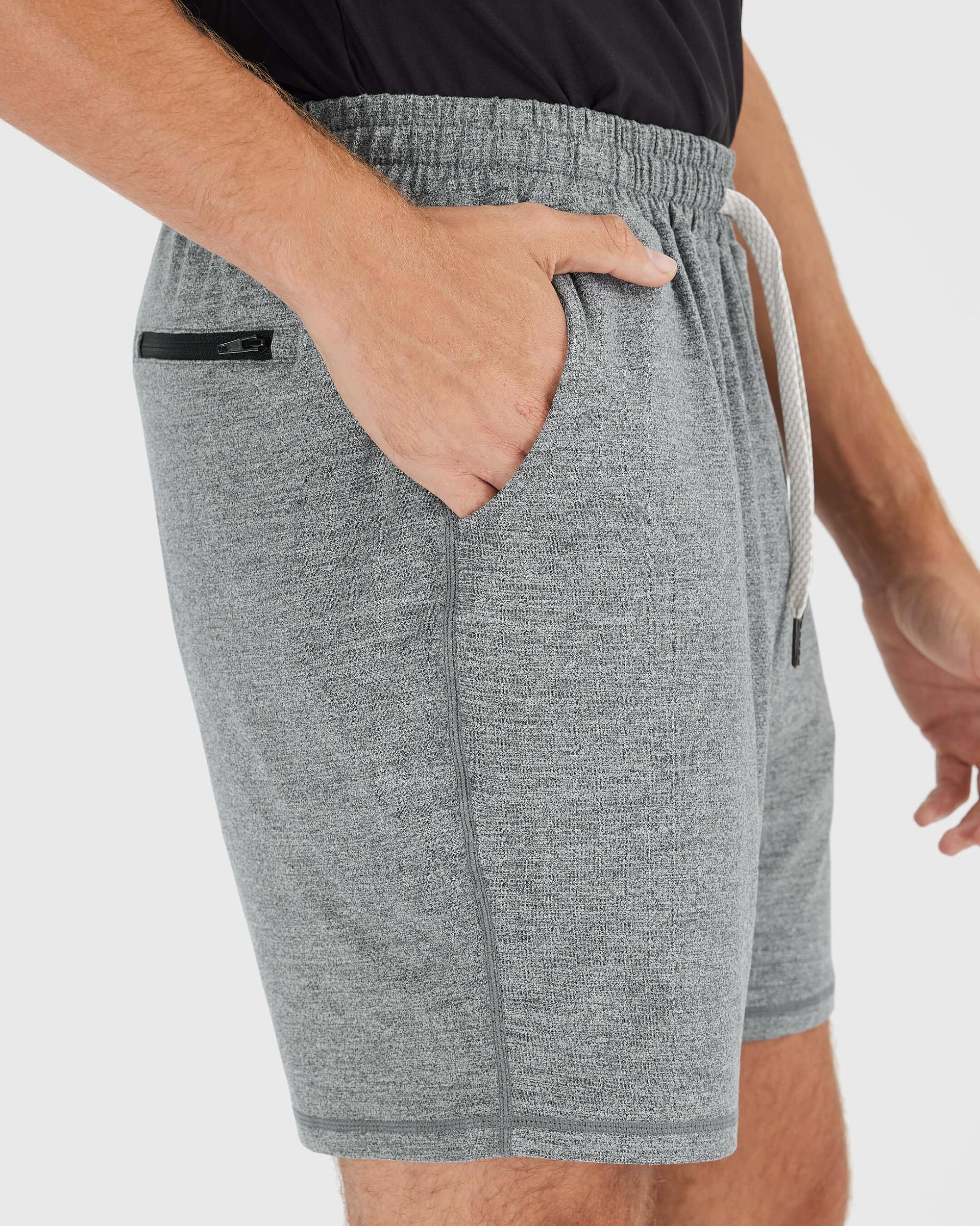 Heather Gray Active Comfort Shorts Product Image