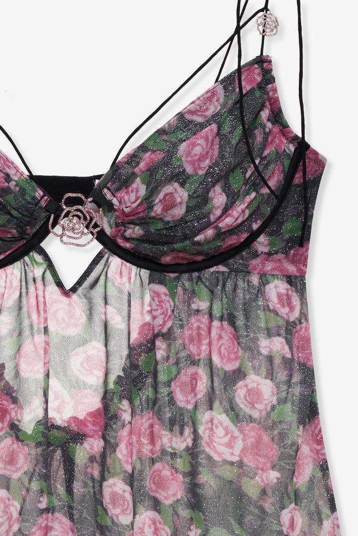 Ciara Slip Dress — Black Product Image