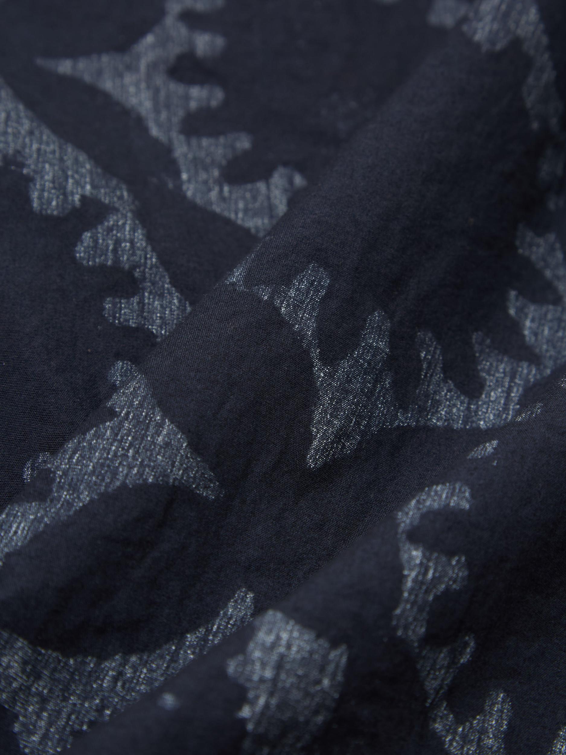 Universal Works Road Shirt in Navy Sun Print Product Image