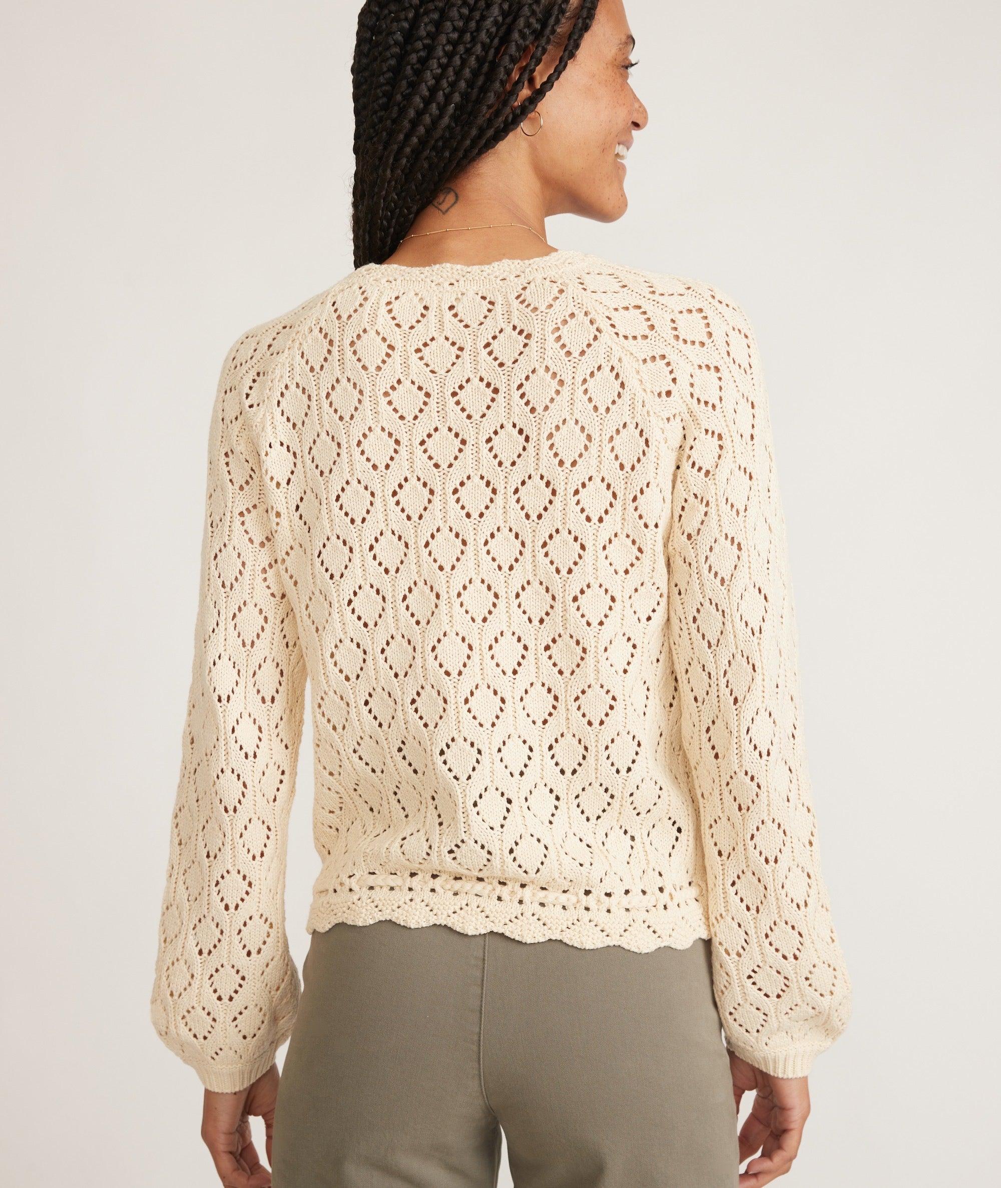 Manzanita Crochet Fringe Sweater Product Image