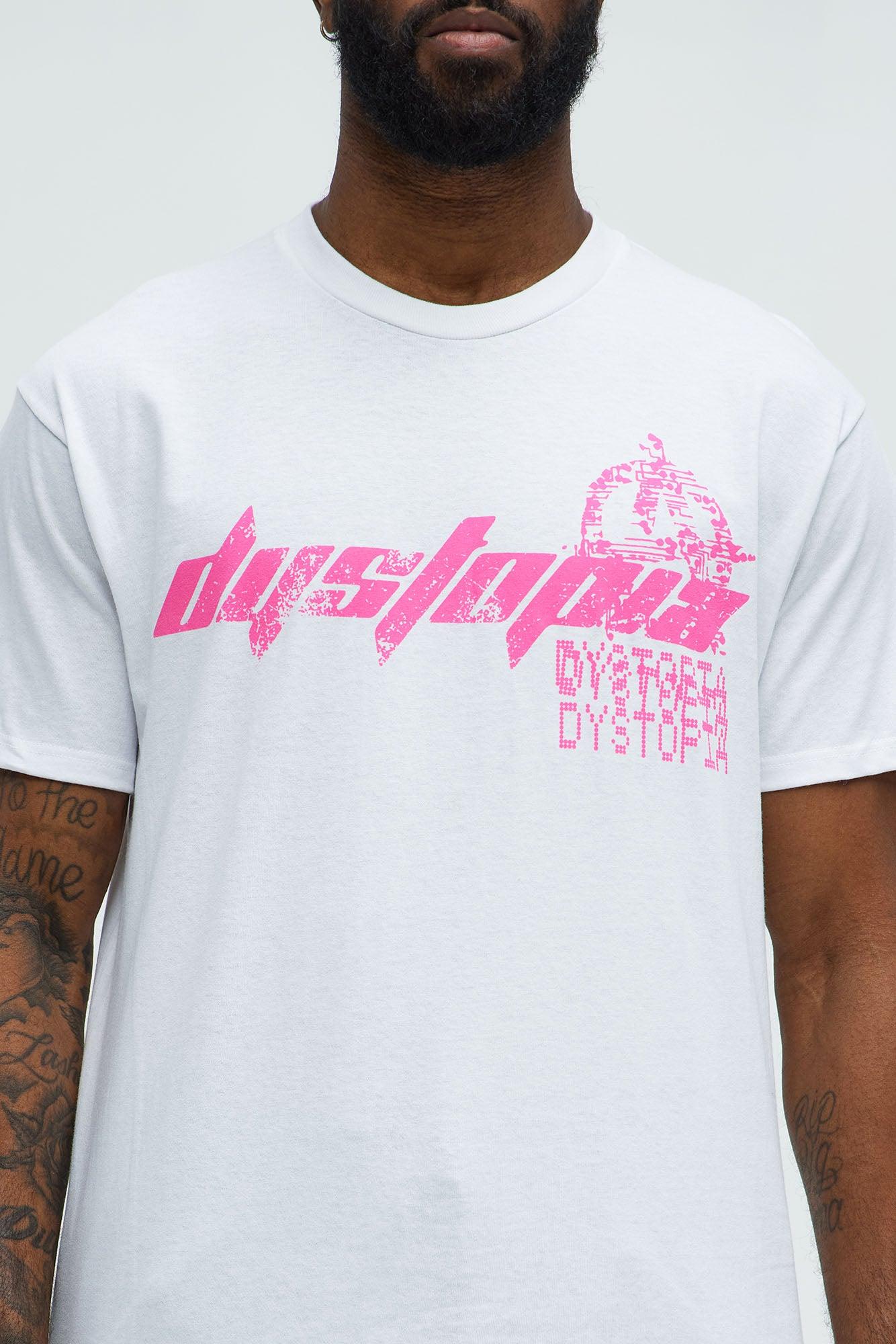 Dystopia Short Sleeve Tee - White Product Image