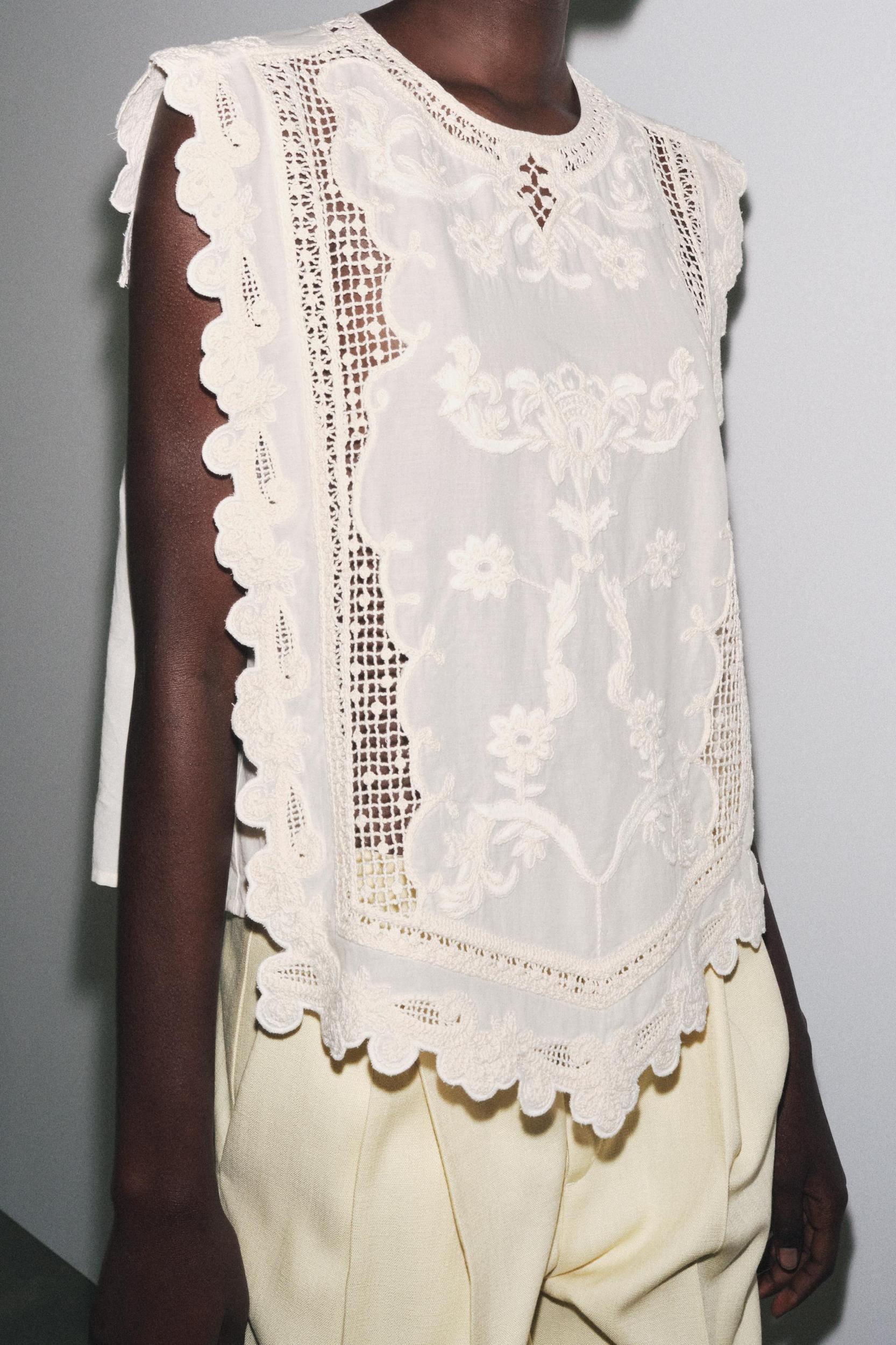 ZW COLLECTION RUFFLED CHEST SHIRT Product Image