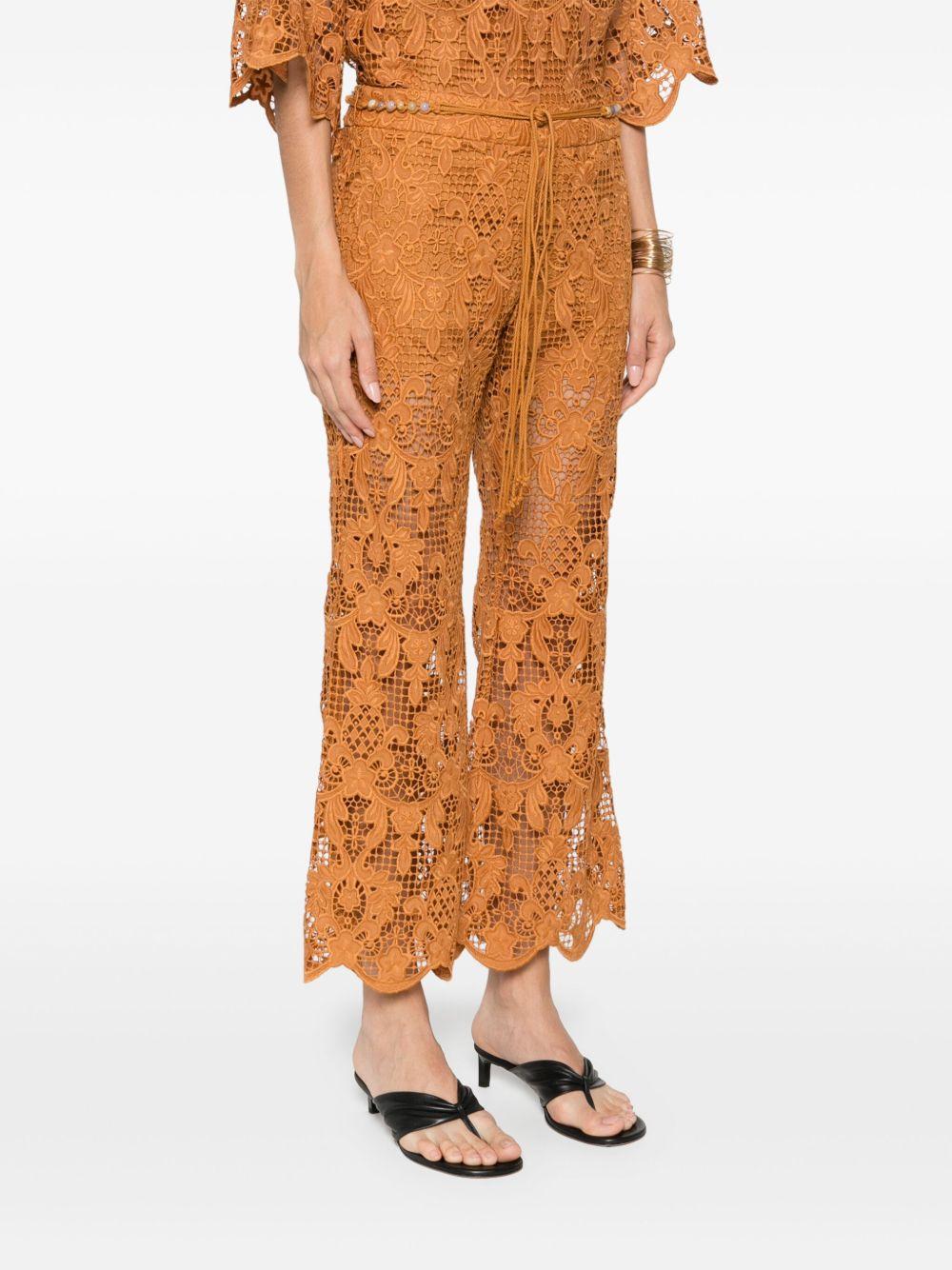 Coco Lace flared trousers Product Image