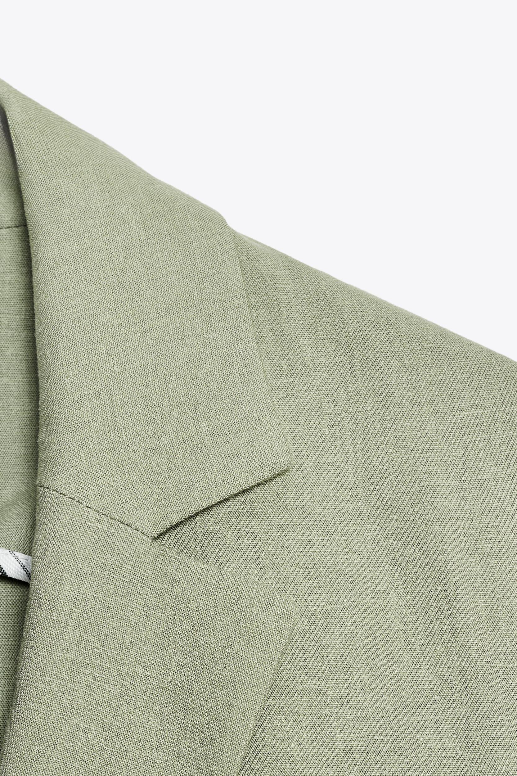 LINEN SHORT SLEEVE BLAZER Product Image