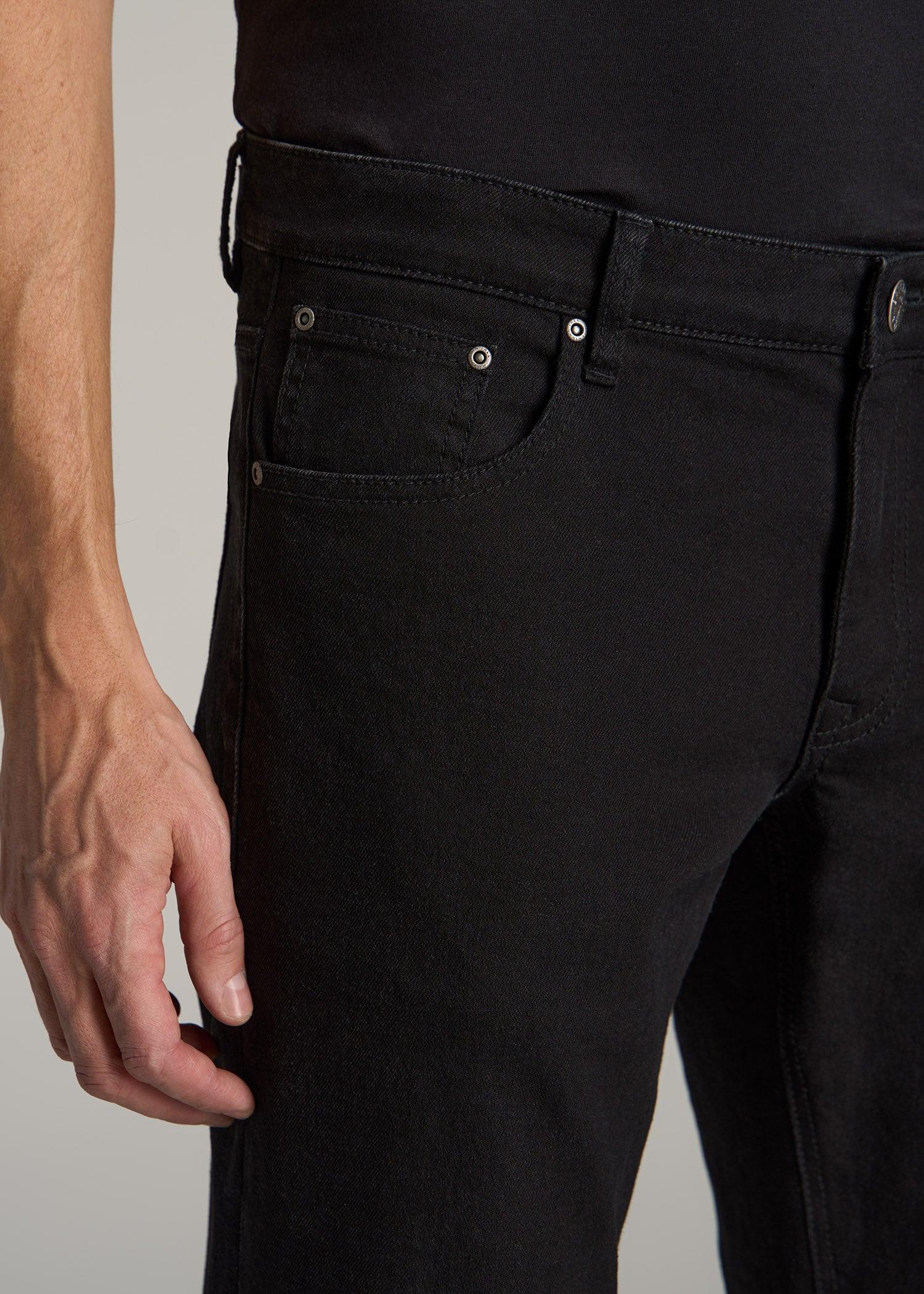 Carman TAPERED Jeans for Tall Men in True Black Male Product Image
