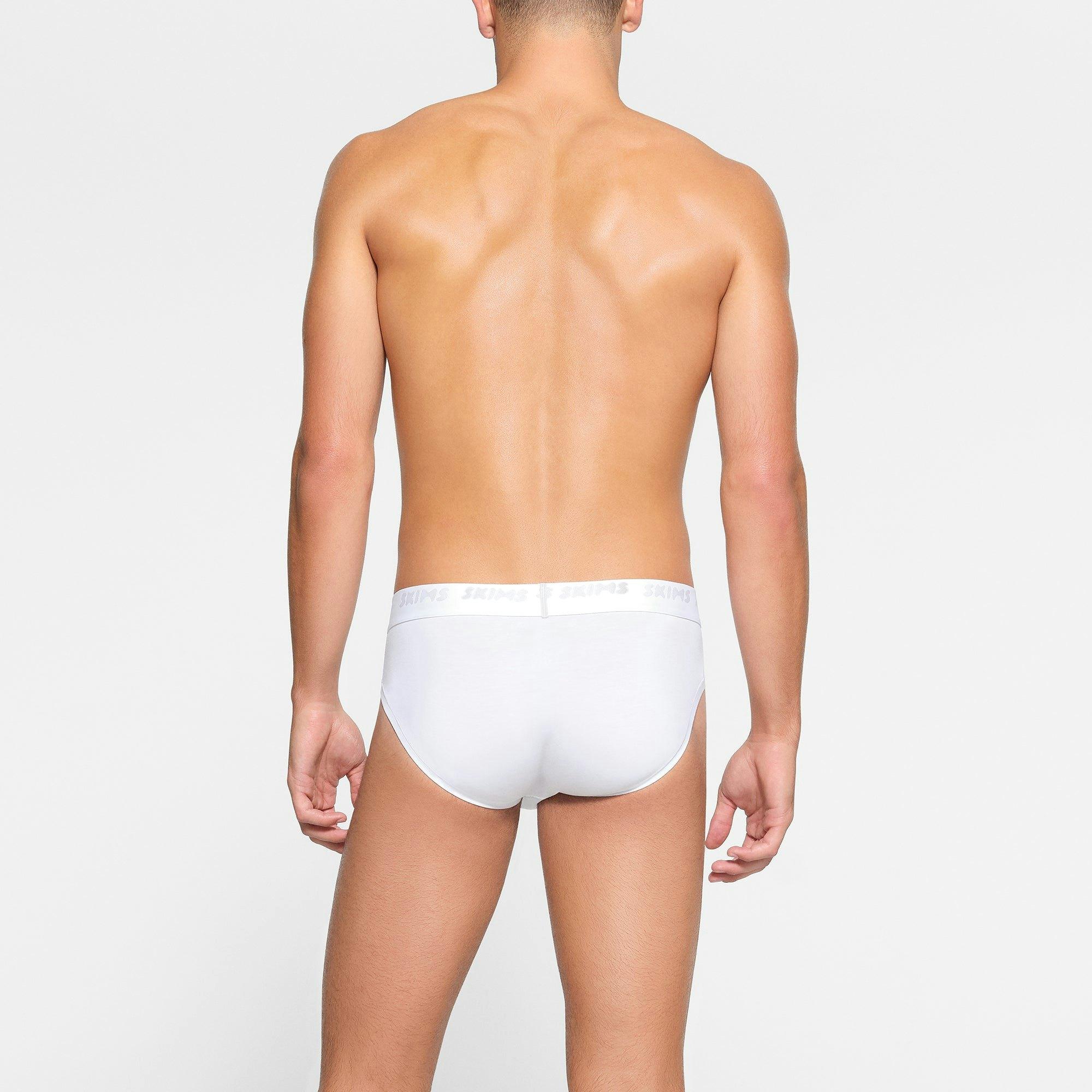 SKIMS STRETCH MENS BRIEF 3-PACK | CHALK Product Image