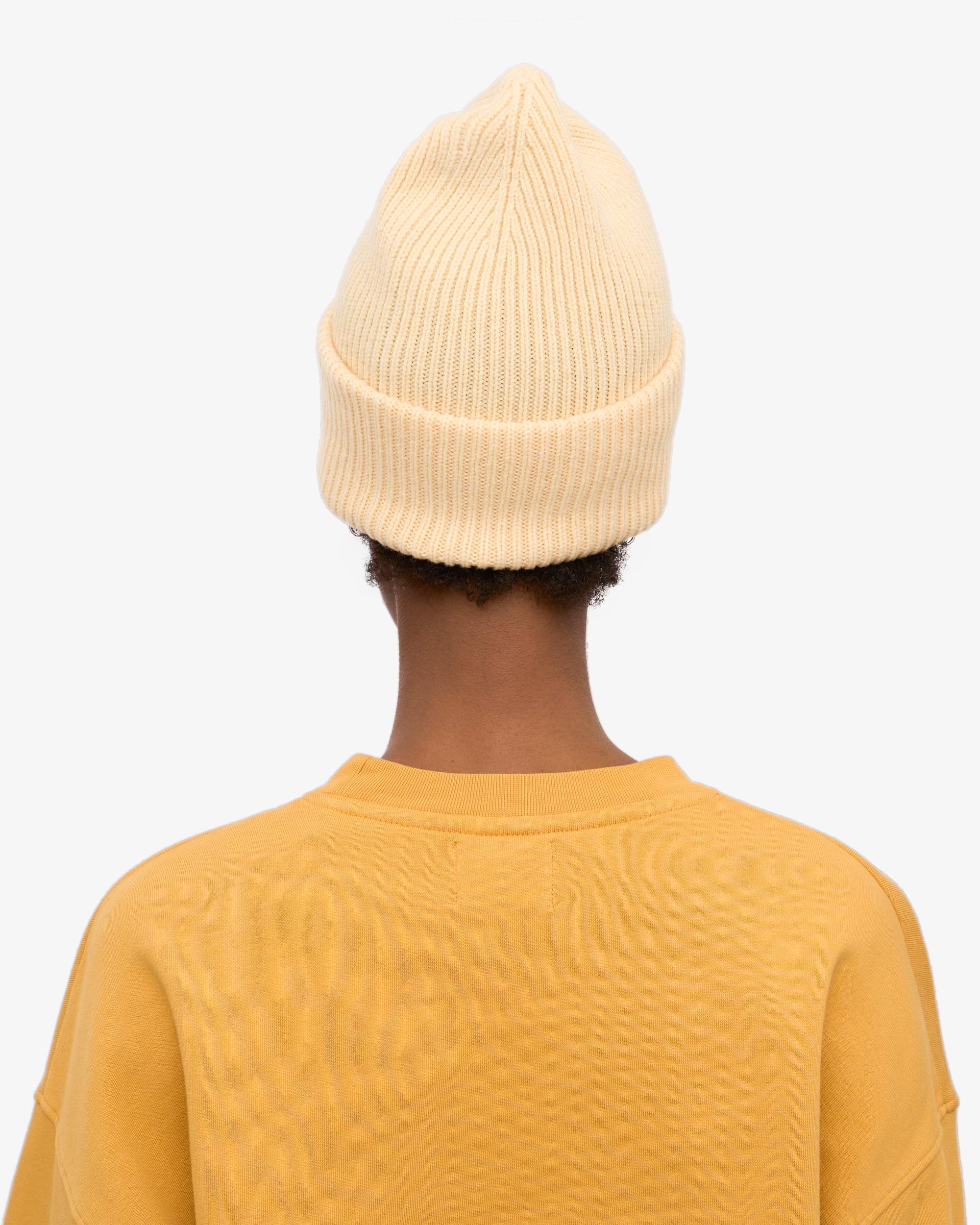 Merino Wool Hat - Soft Yellow Product Image