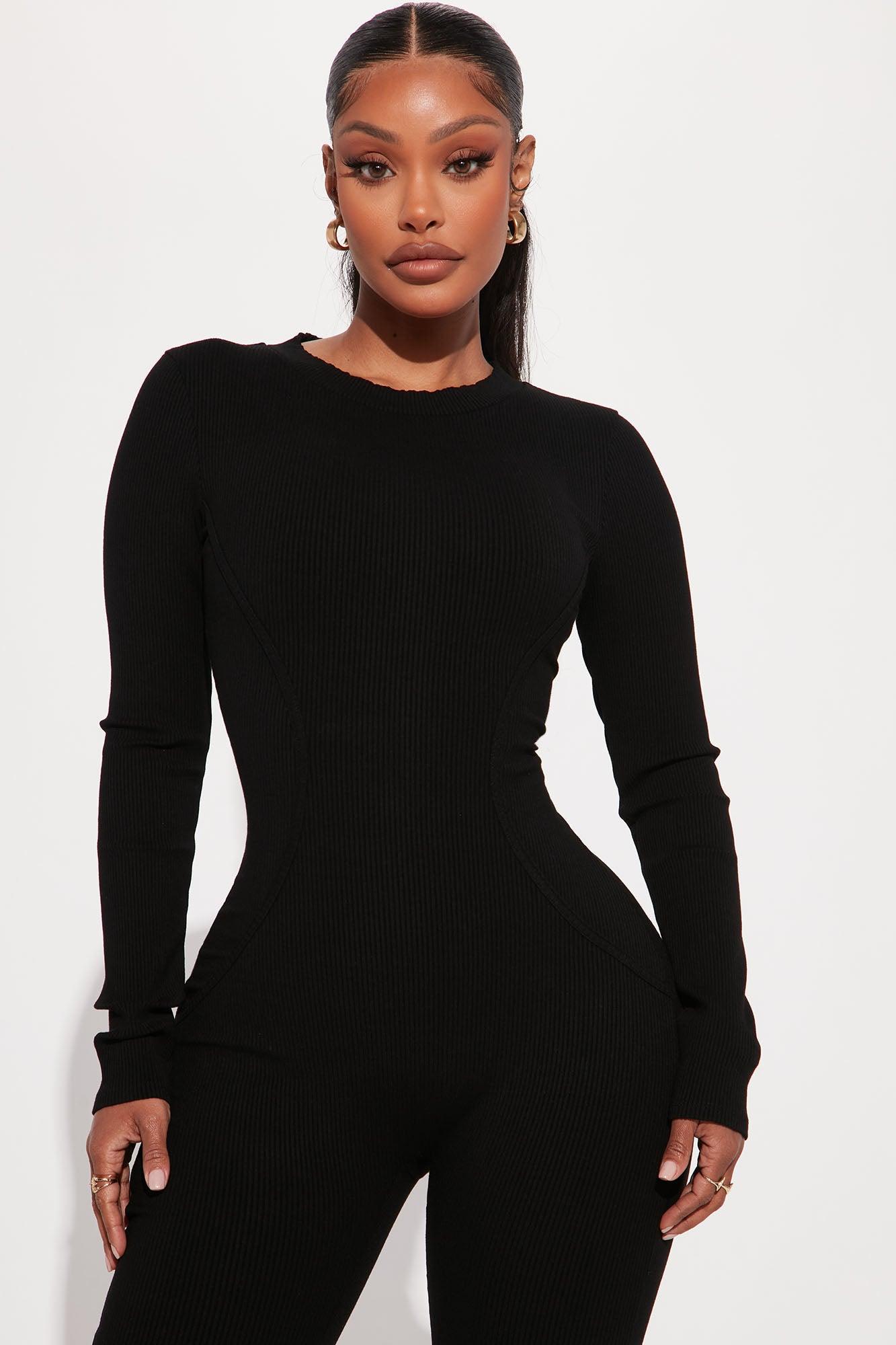 Keaton Snatched Jumpsuit - Black Product Image