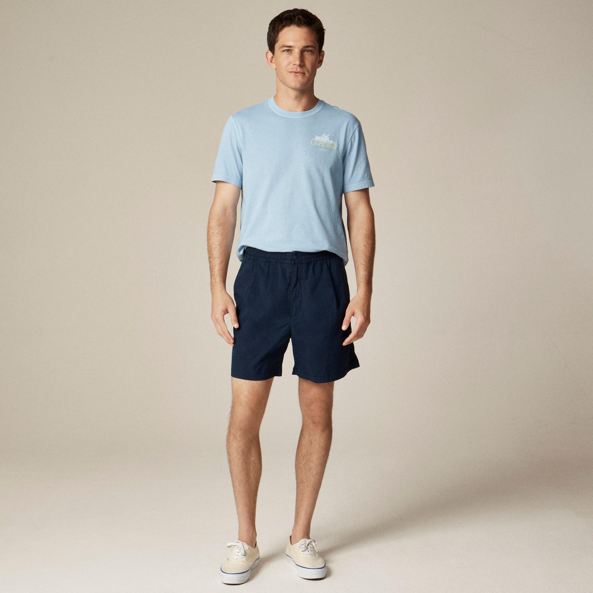 Vintage-wash cotton graphic T-shirt Product Image