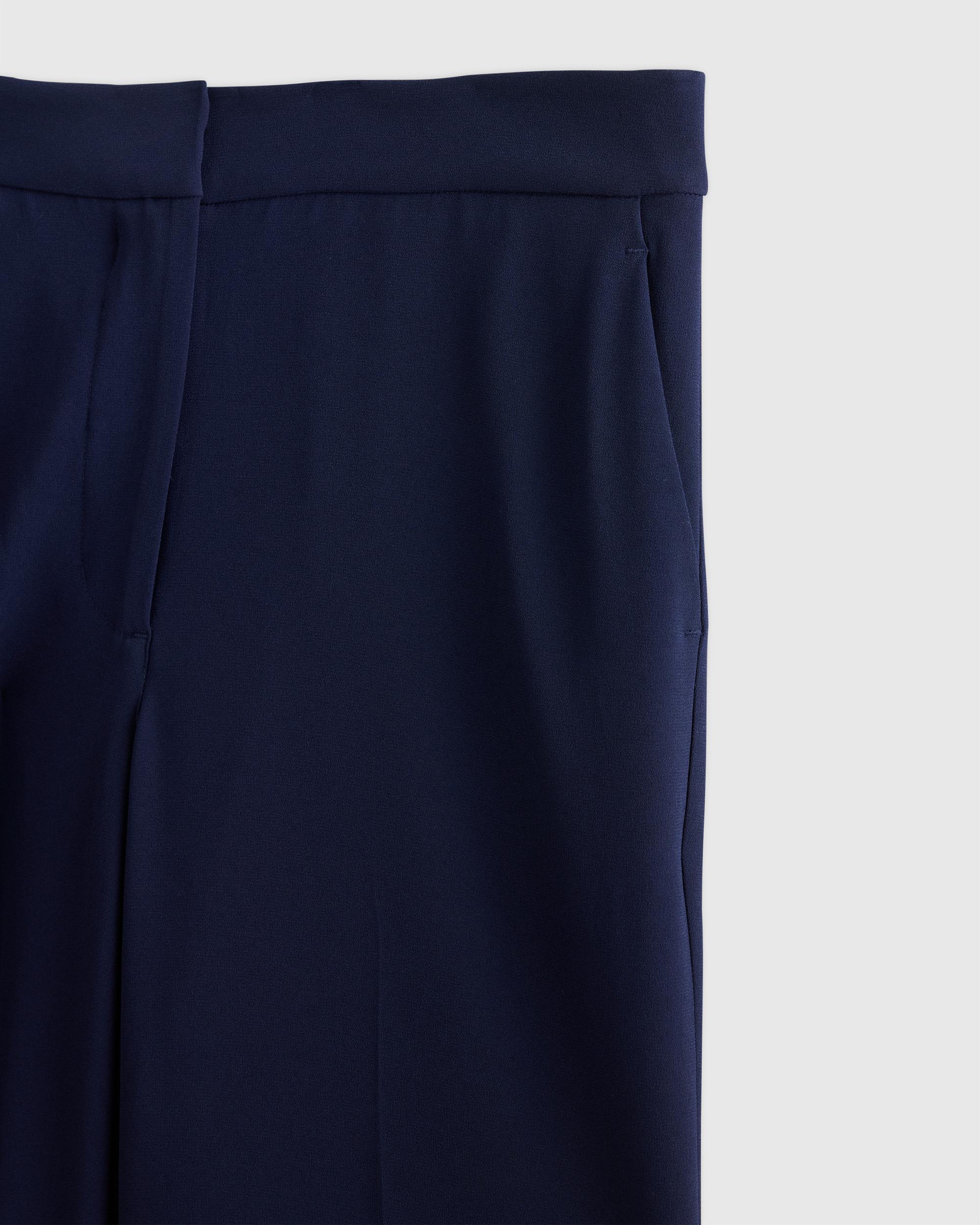 Quince | Women's Stretch Crepe Classic Trouser Pants Recycled Polyester Product Image