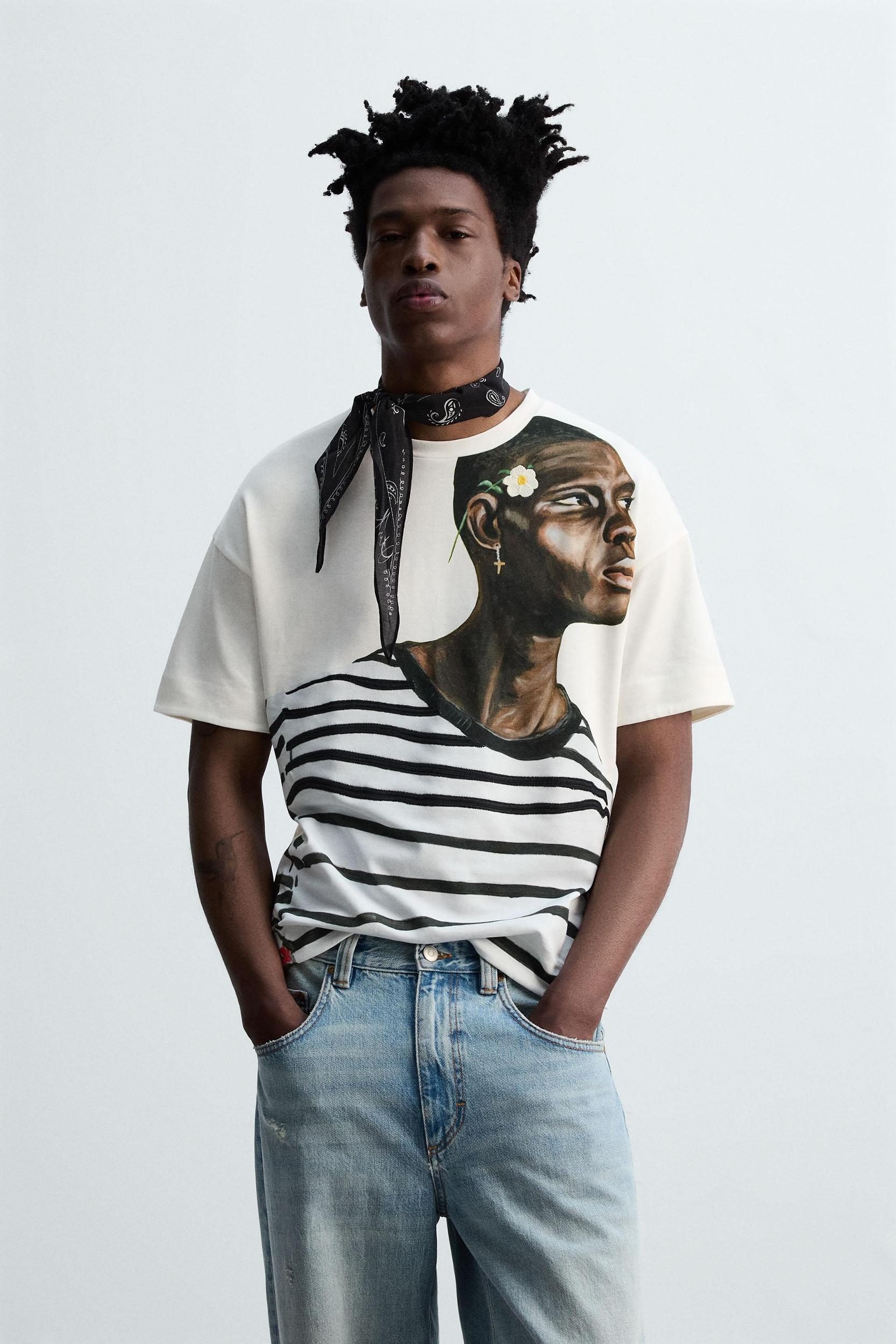 PRINTED EMBROIDERY T-SHIRT © OTIS KWAME KYE QUAICOE Product Image