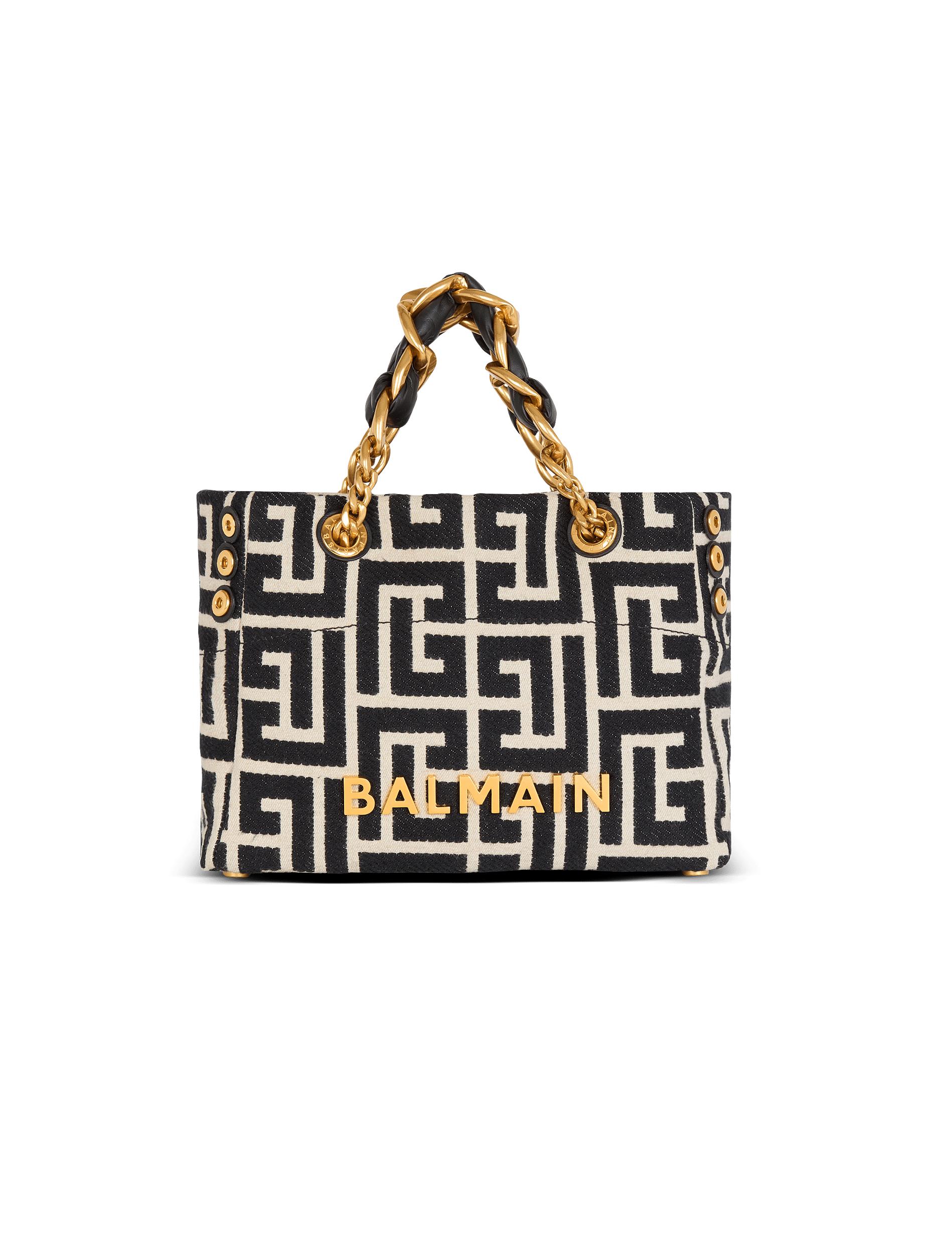 Small 1945 Soft monogrammed jacquard tote bag Product Image