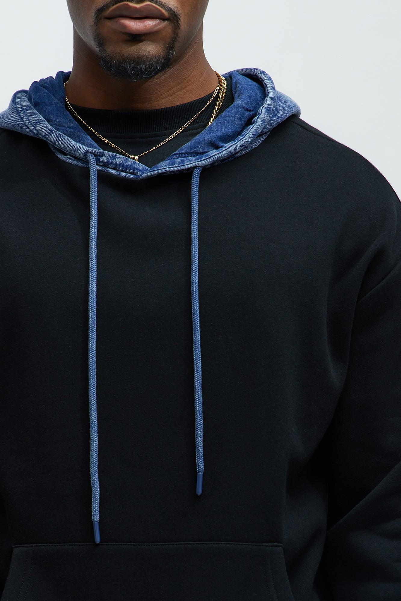 Tyson Rainy Daze Oversized Hoodie - Black/combo Product Image