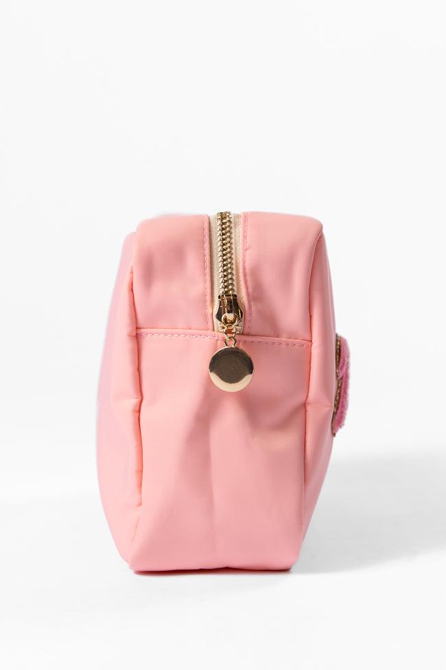 Pink "Makeup" Travel Pouch FINAL SALE Product Image